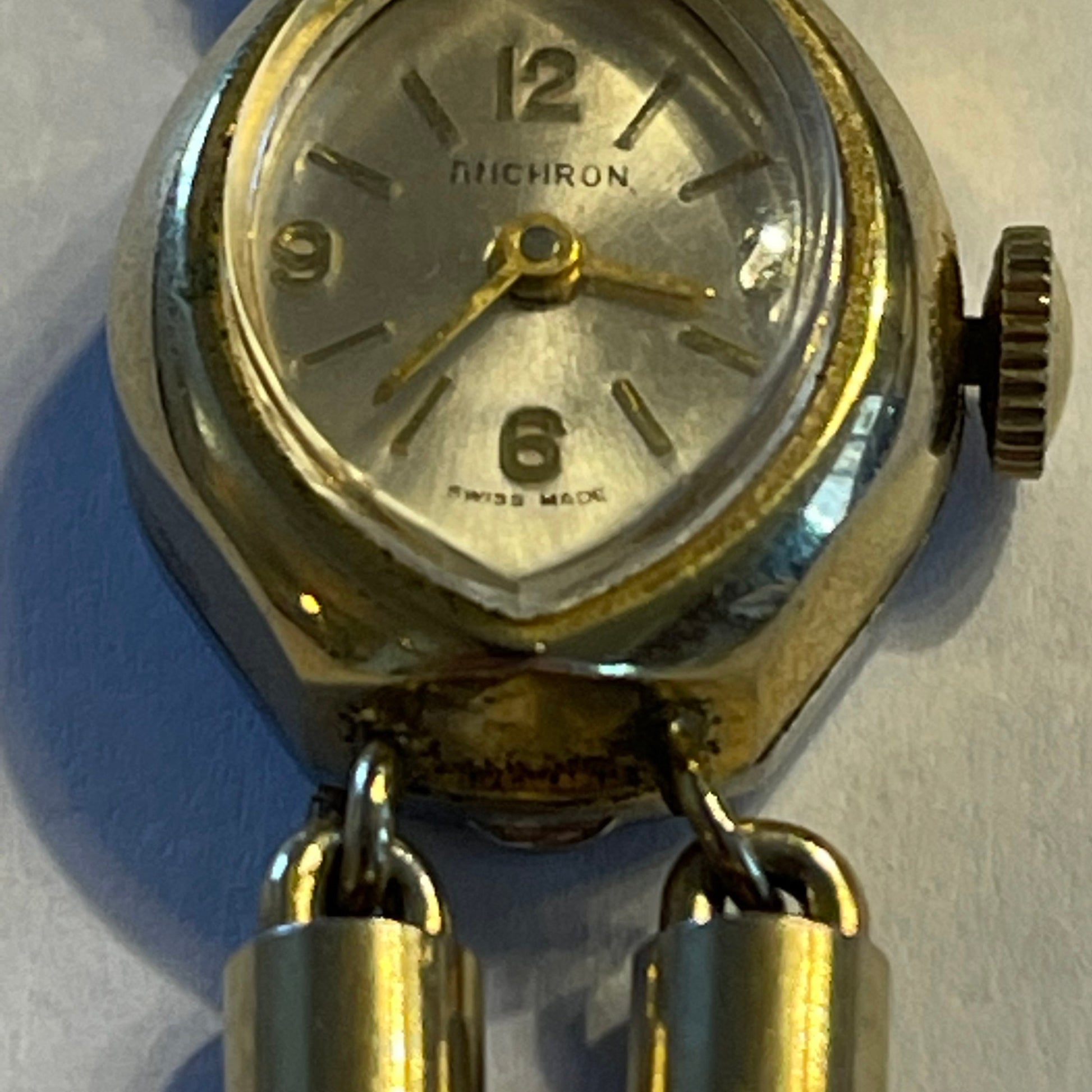 Vintage AMCHRON Swiss Made Gold Watch
