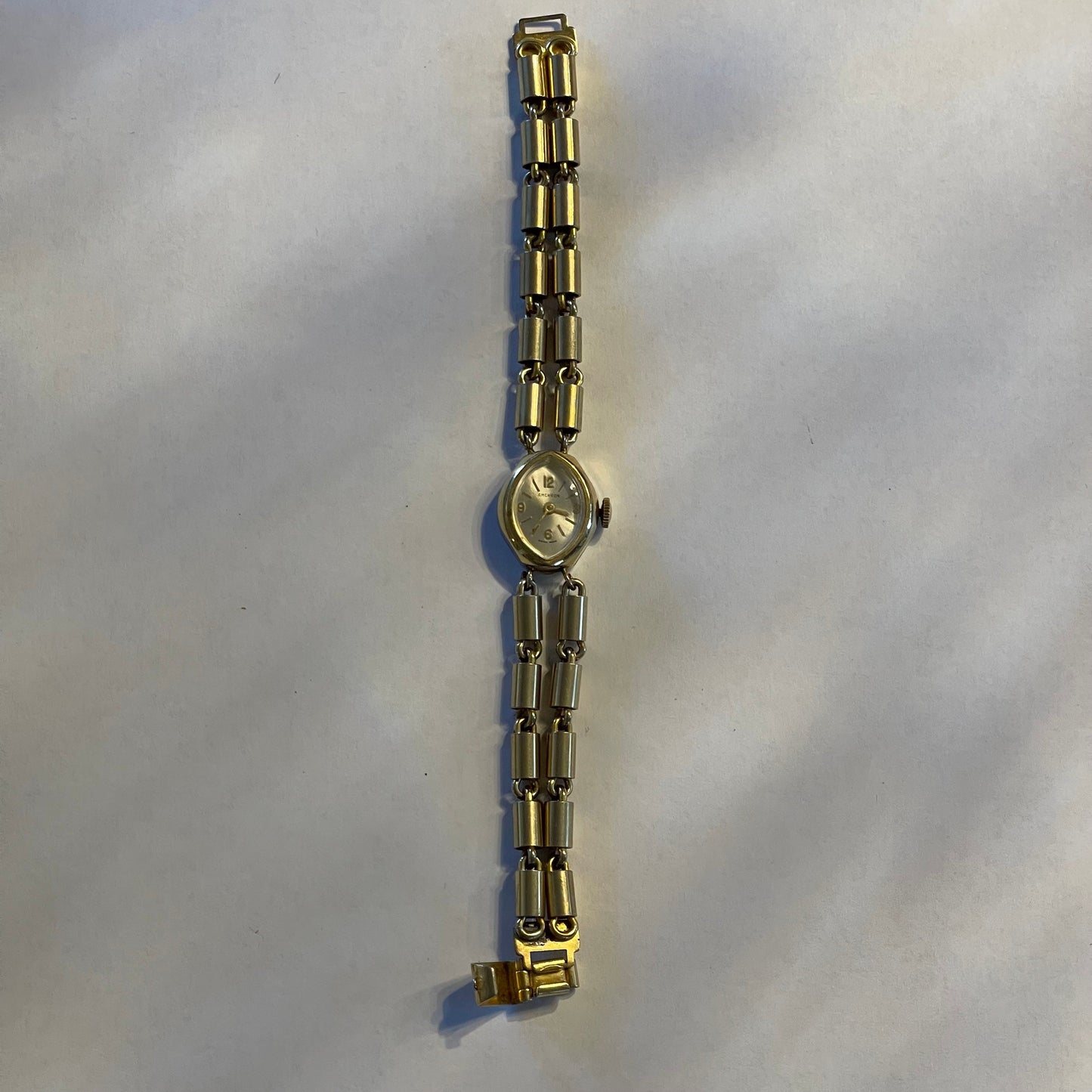 Vintage AMCHRON Swiss Made Gold Watch