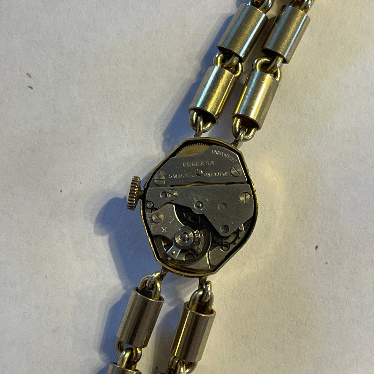 Vintage AMCHRON Swiss Made Gold Watch