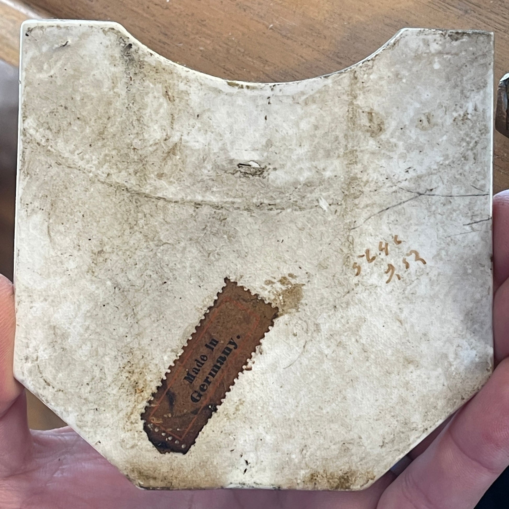 Ansonia Ormolu and Royal Bonn German Hand-painted Ceramic Mantel Clock, Late 19th Century