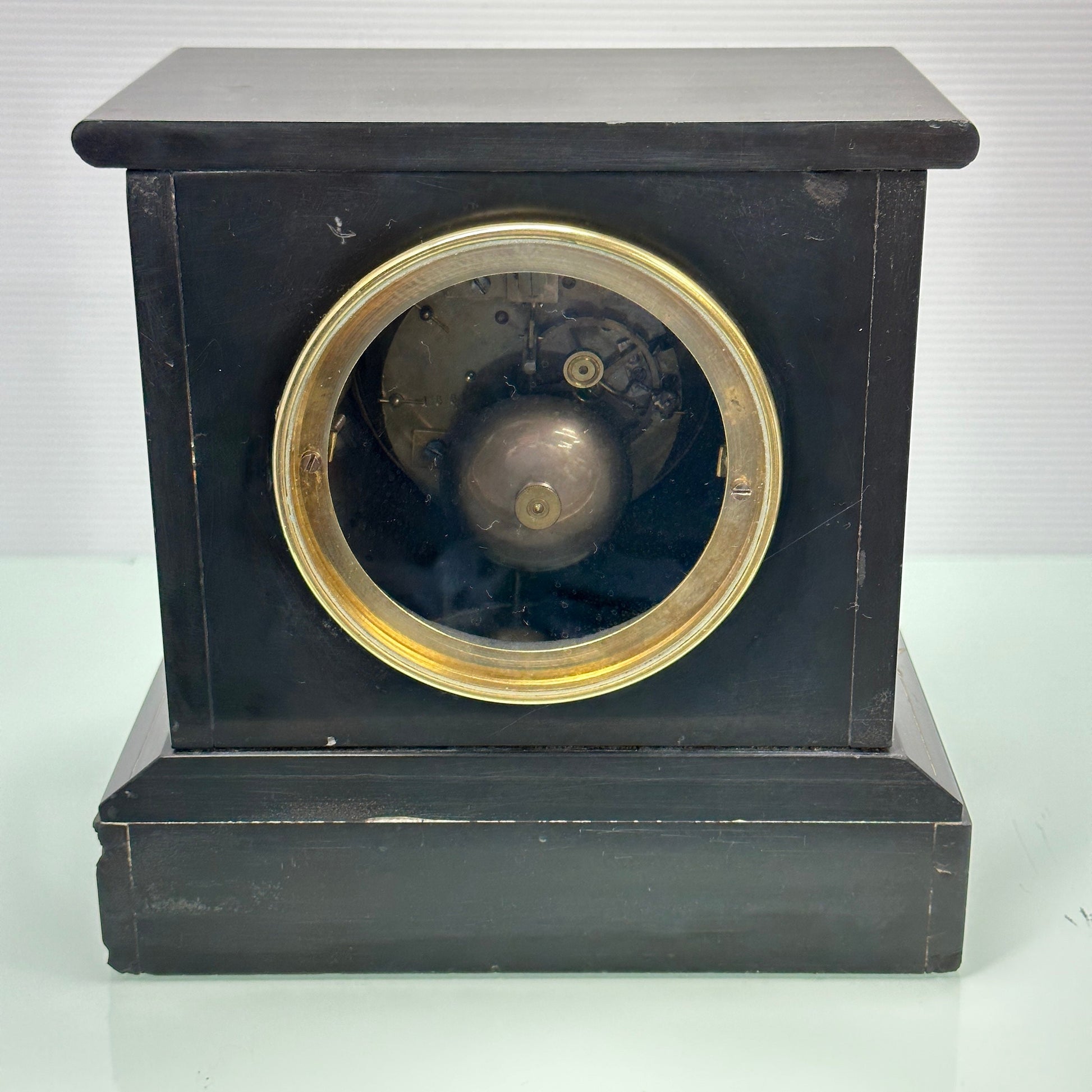 Antique Brocot and Delettrez Style Japy Freres Med d’Honneur Slate Mantel Clock c.1860