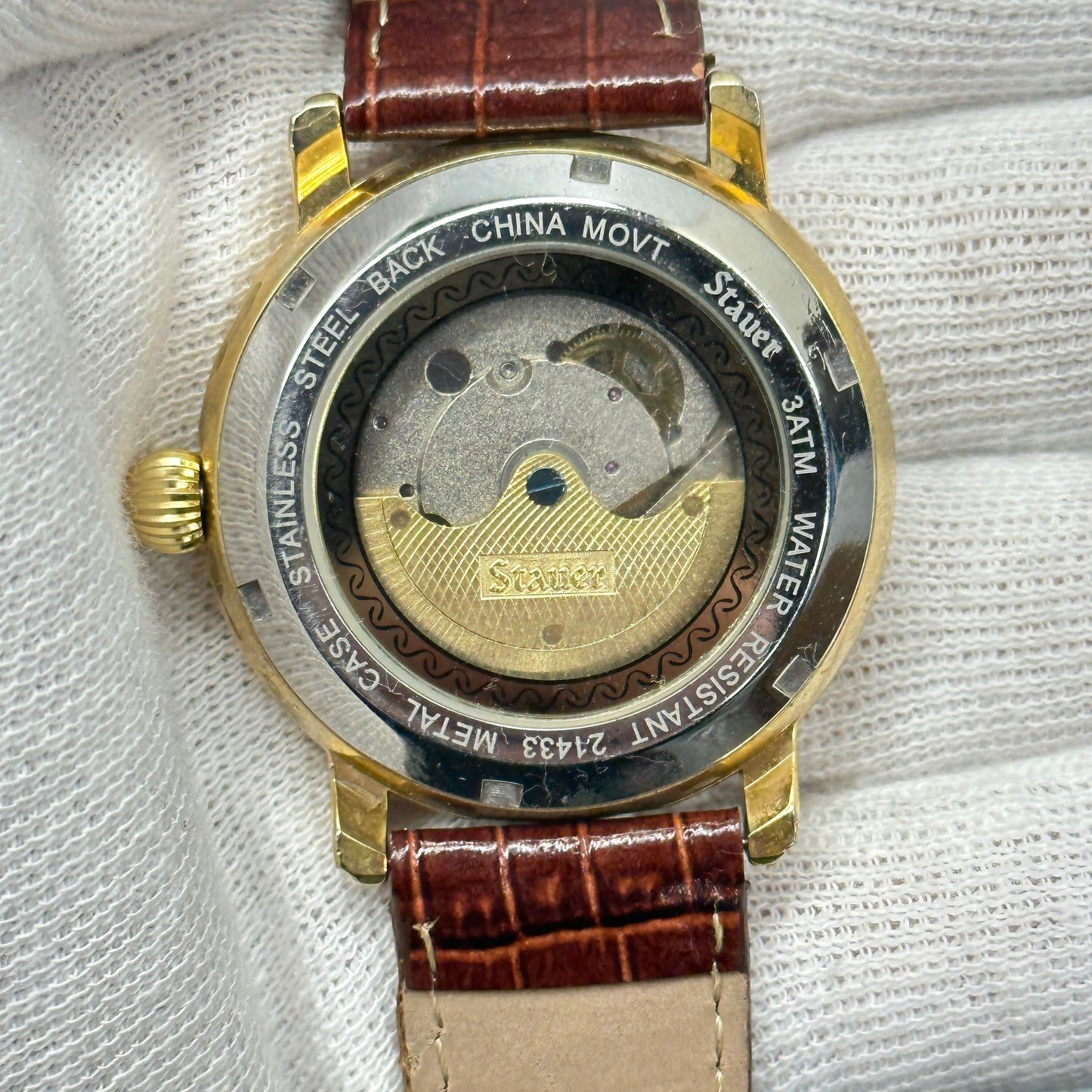 Stauer Magnificat II Black Dial Men’s Wristwatch