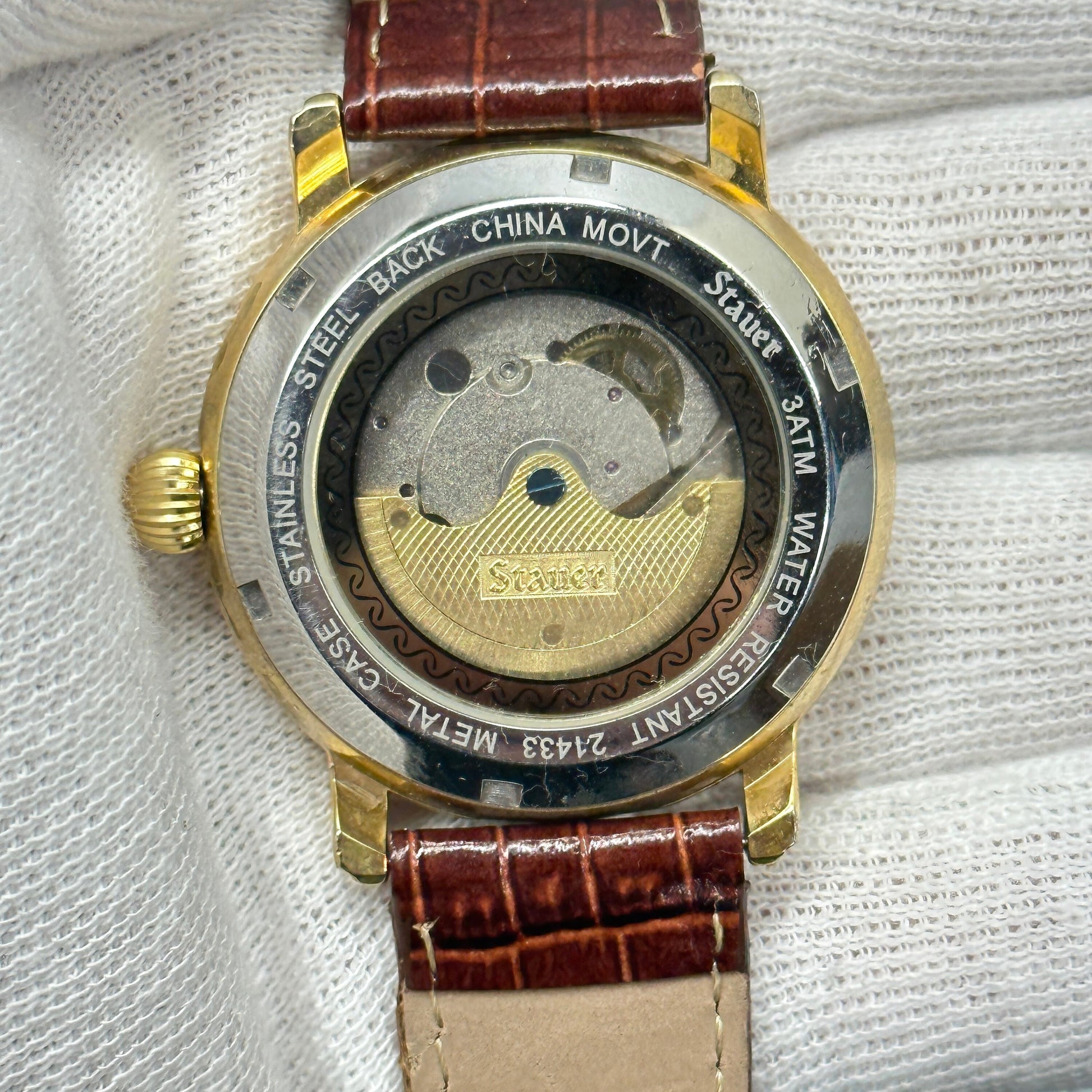 Stauer Magnificat II Black Dial Men’s Wristwatch