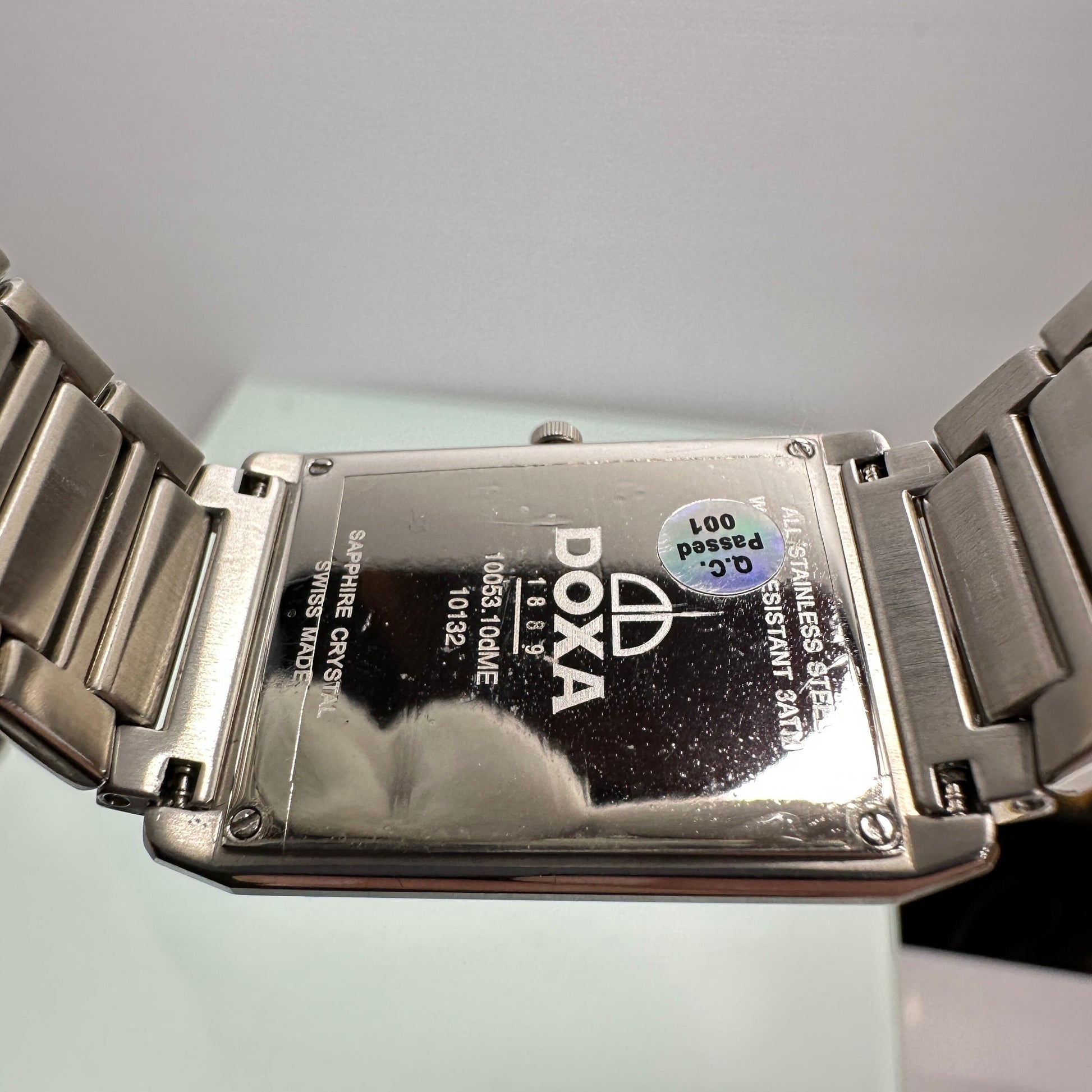 DOXA Sapphire Stainless Steel Tank Watch