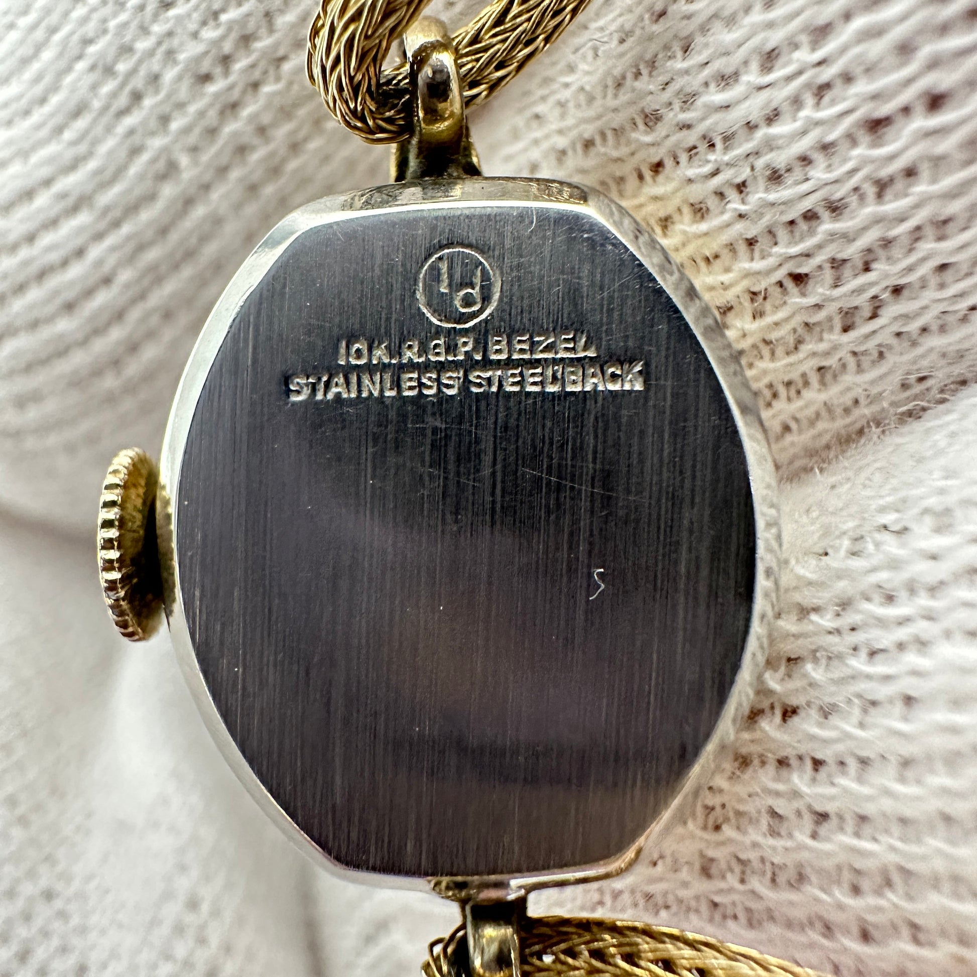 Antique Ladies Elgin Cocktail 10k Gold Plated Watch