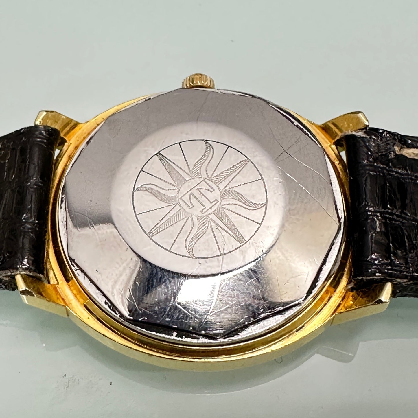 TISSOT Gold SeaStar Visodate Automatic Watch c. 1960