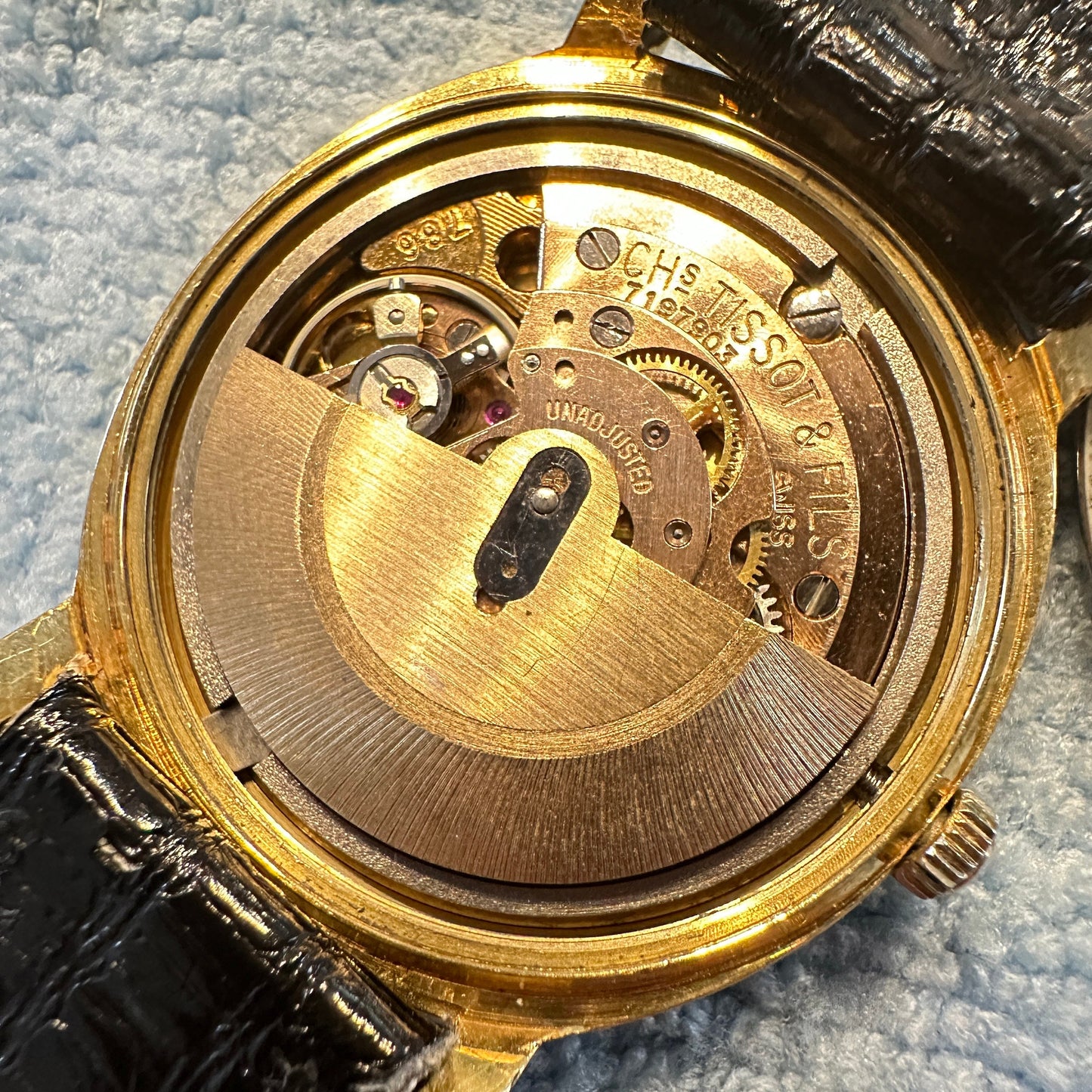 TISSOT Gold SeaStar Visodate Automatic Watch c. 1960
