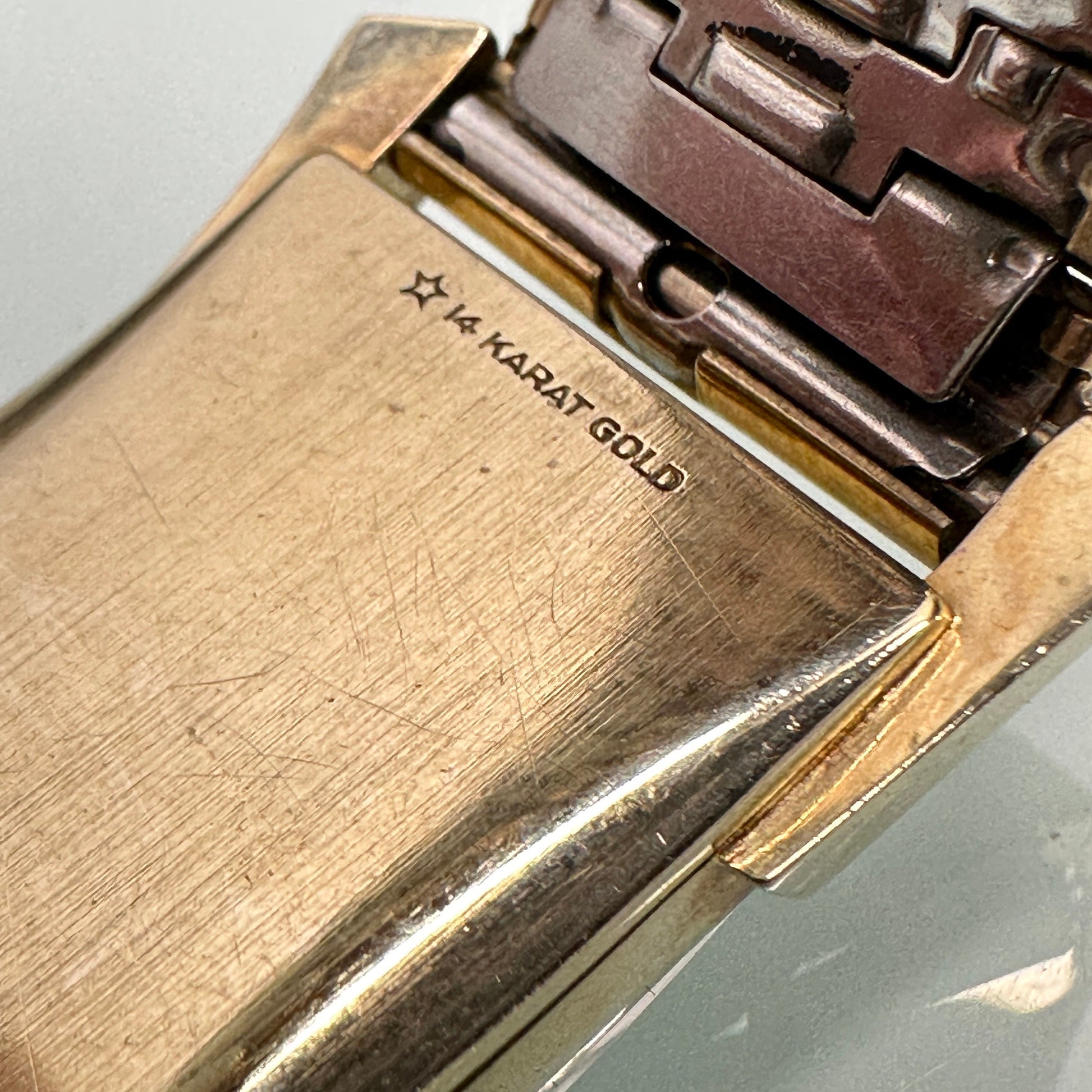 Antique Lord Elgin 14k Solid Gold Swiss Gentleman’s Art Deco Watch Adjusted with 21 Jewels c.1945