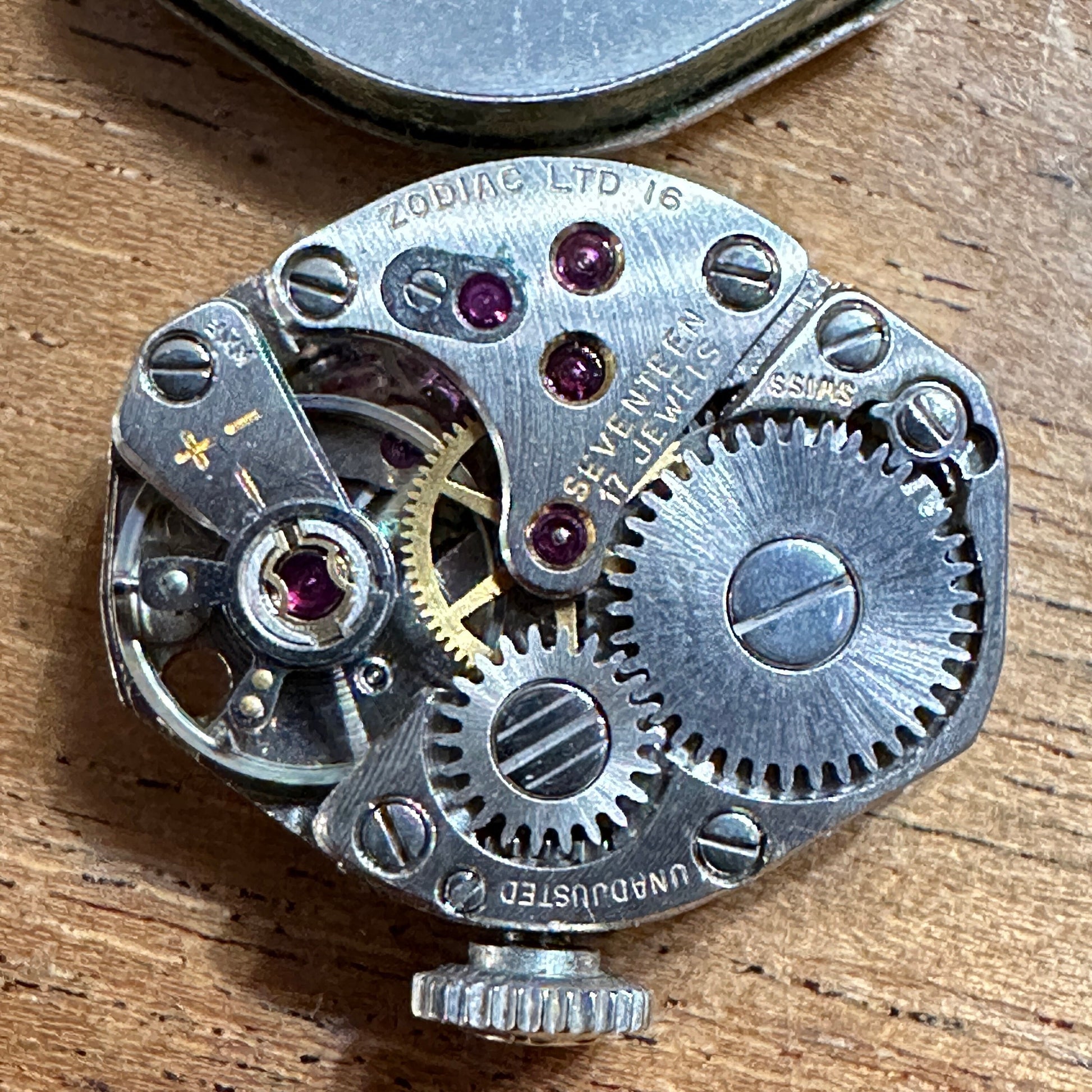 Vintage Zodiac Custom 10k Gold Plated Cocktail Watch