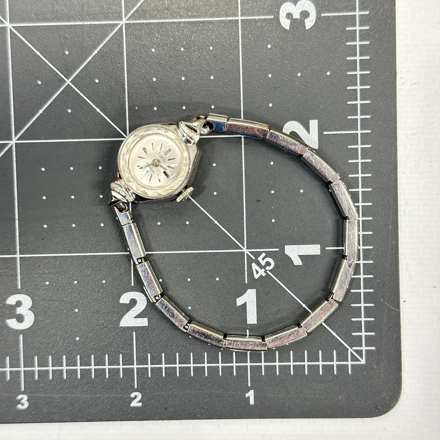 Vintage Zodiac Custom 10k Gold Plated Cocktail Watch