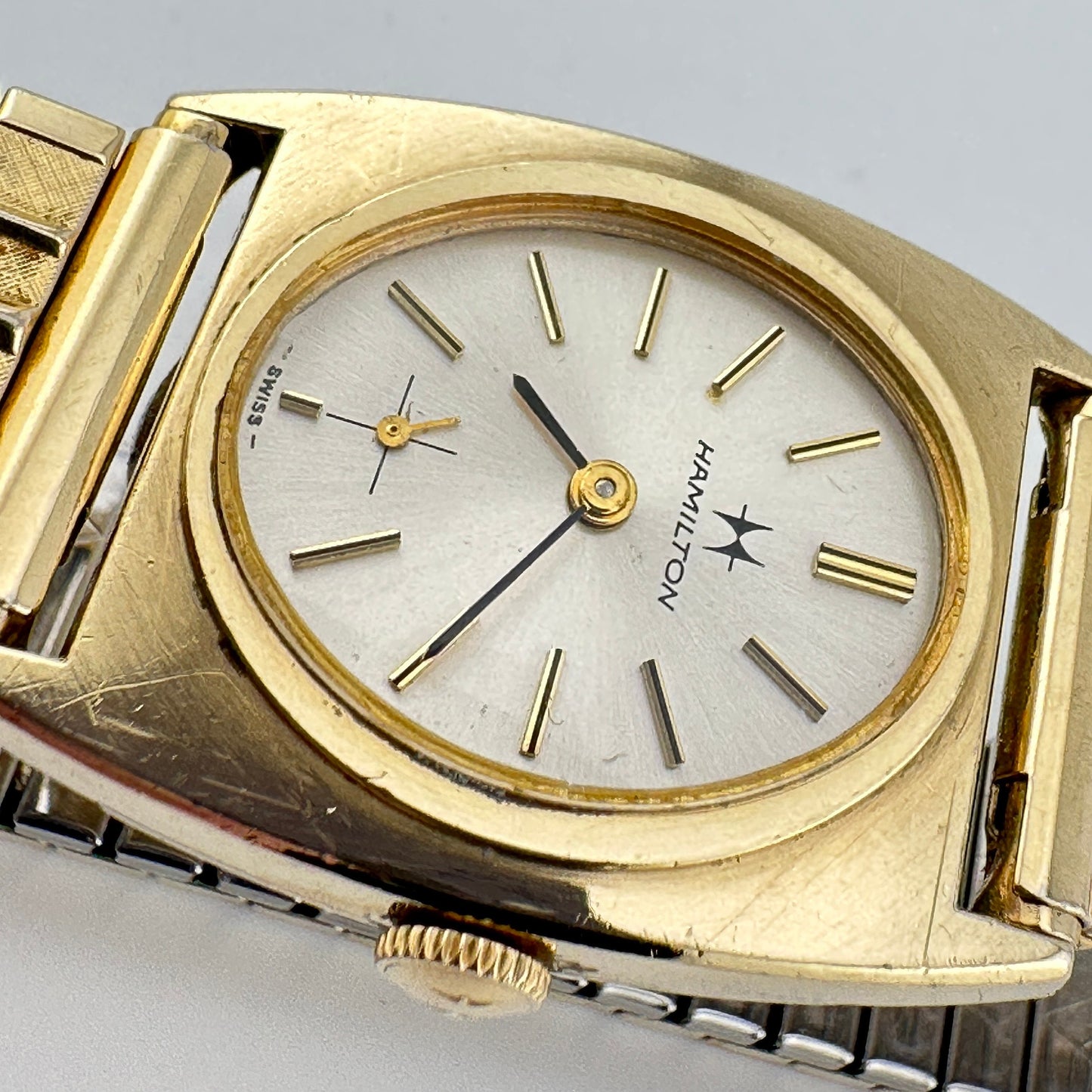 Hamilton 17 Jewel 10k Gold Filled 25mm Swiss Unisex Watch