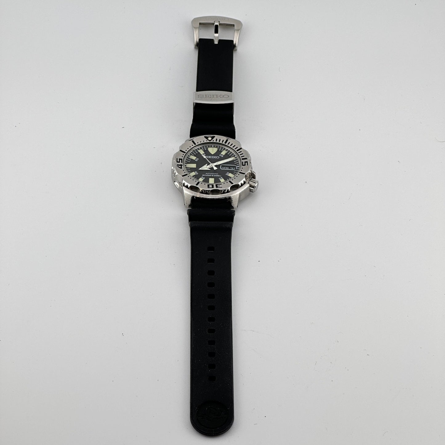Seiko 1st Gen Automatic Black Monster SKX779 42mm Dive Watch