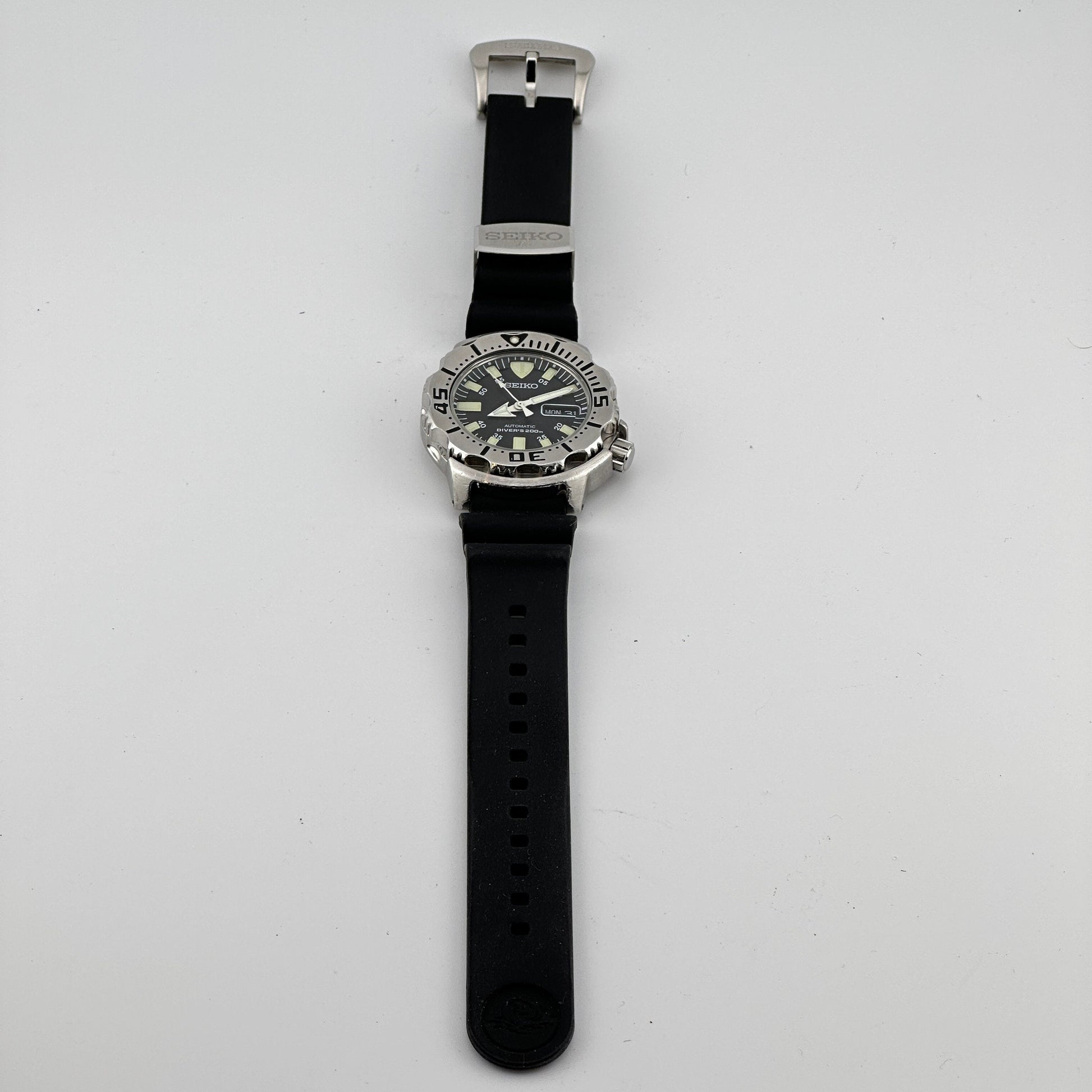 Seiko 1st Gen Automatic Black Monster SKX779 42mm Dive Watch