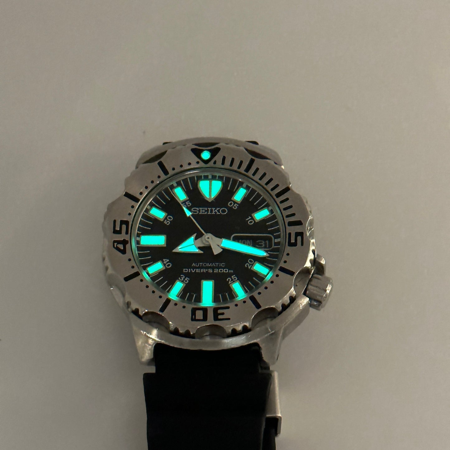 Seiko 1st Gen Automatic Black Monster SKX779 42mm Dive Watch