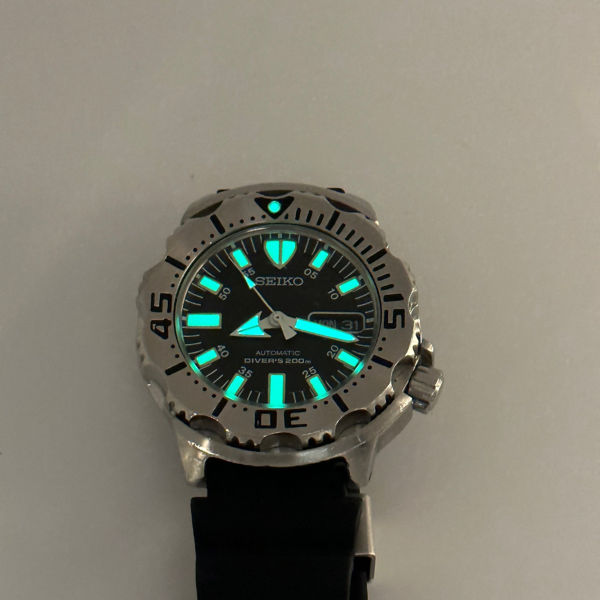 Seiko 1st Gen Automatic Black Monster SKX779 42mm Dive Watch