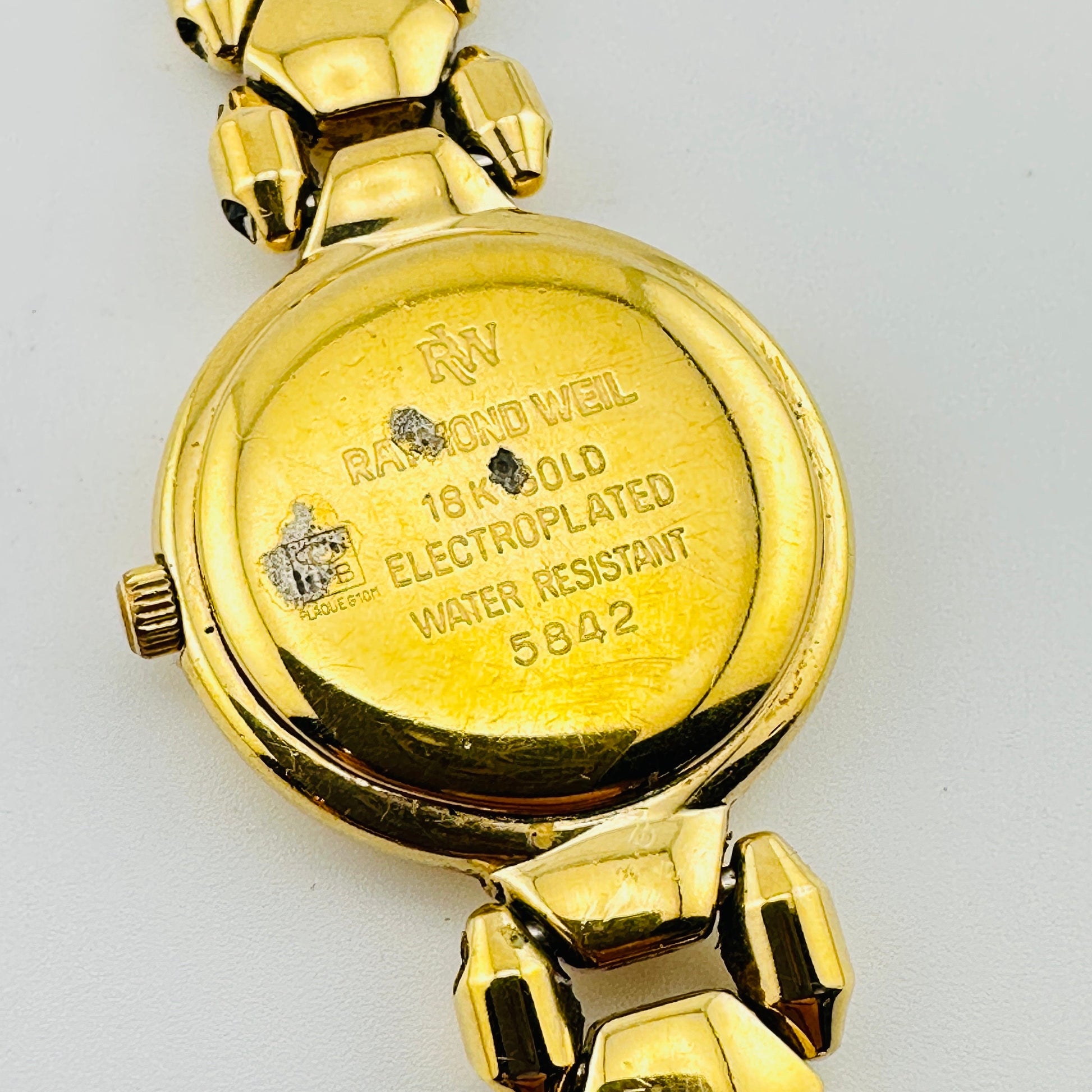 Raymond Weil Geneve 18k Gold Plated Women’s 23mm Wrist Watch