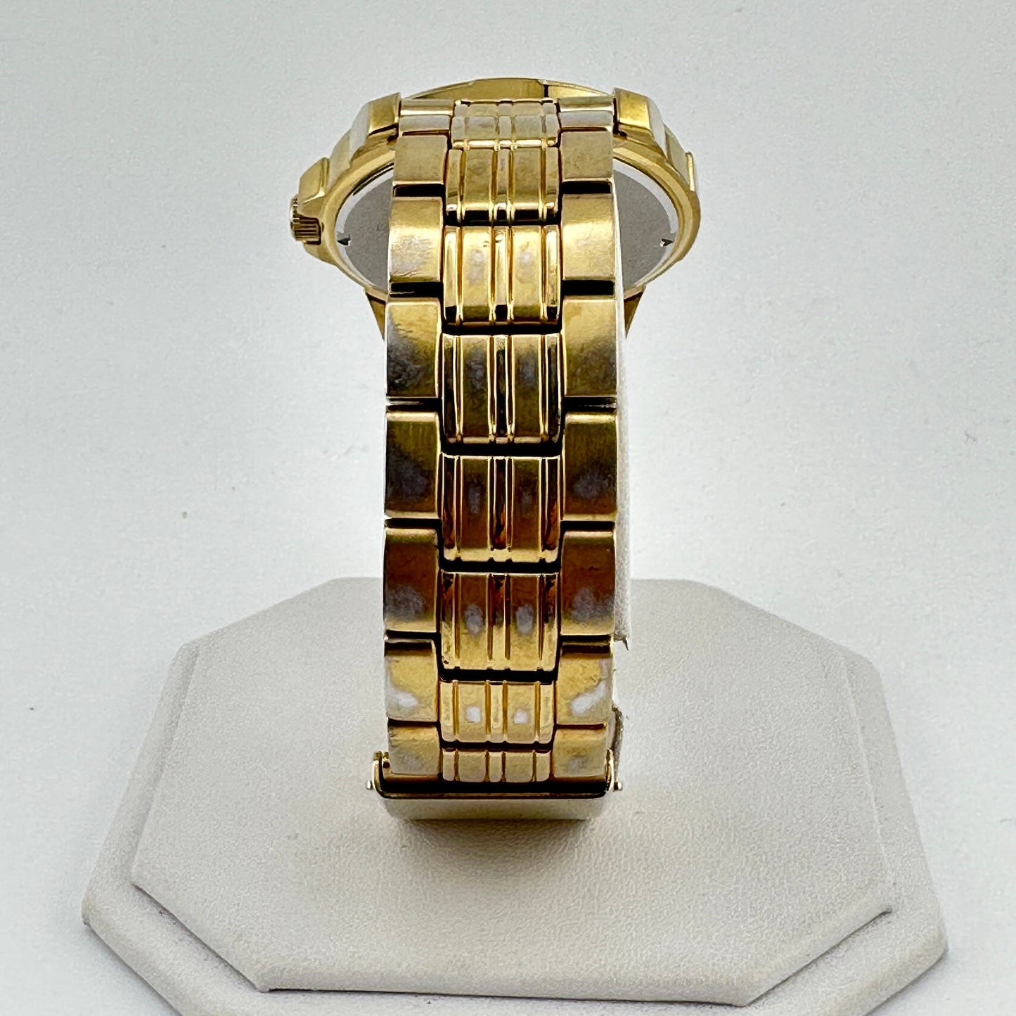 Seiko 100m Gold Tone Day Date Men’s 42mm quartz watch