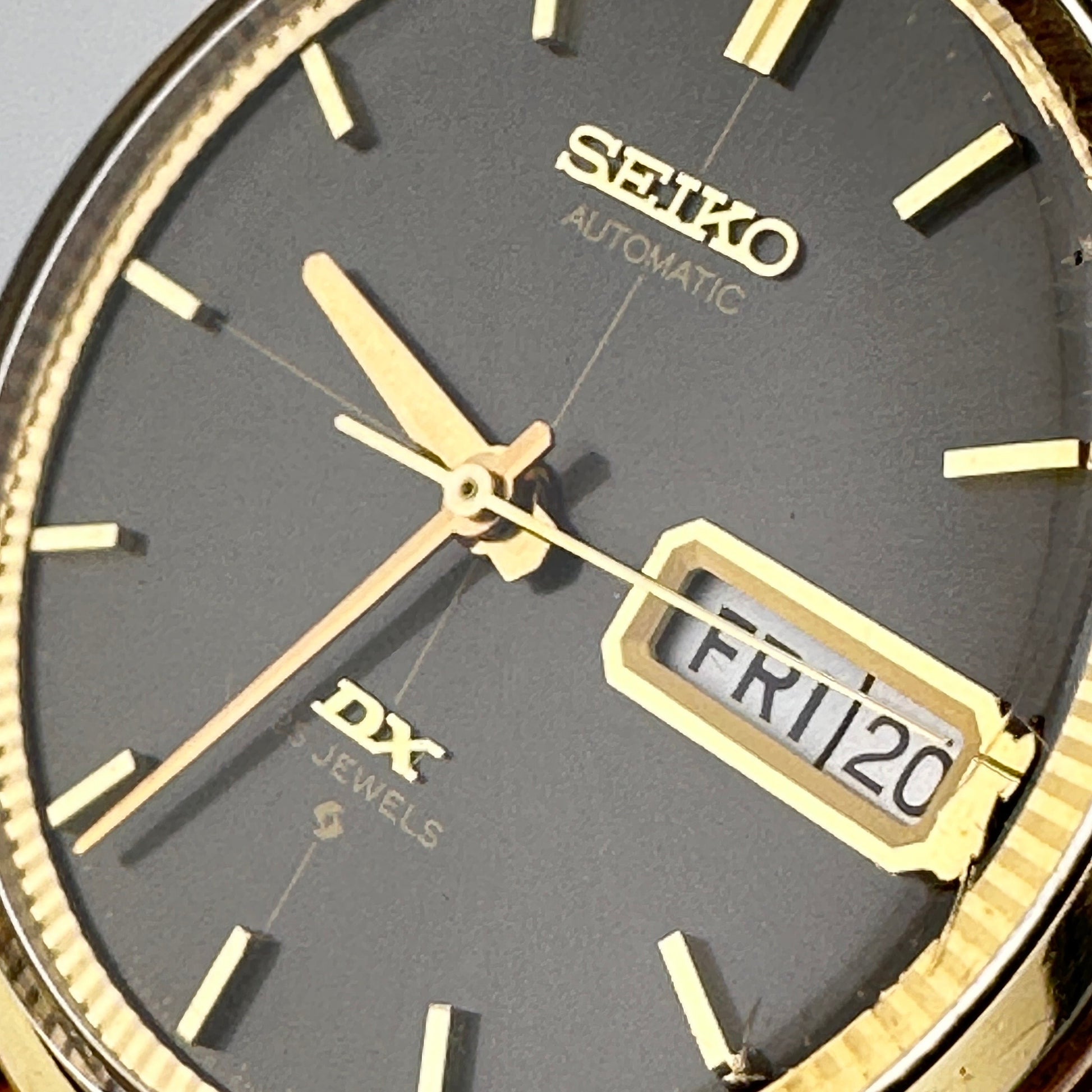Seiko DX Automatic 25 Jewel Gold Tone Men’s 36mm Wristwatch c. 1971