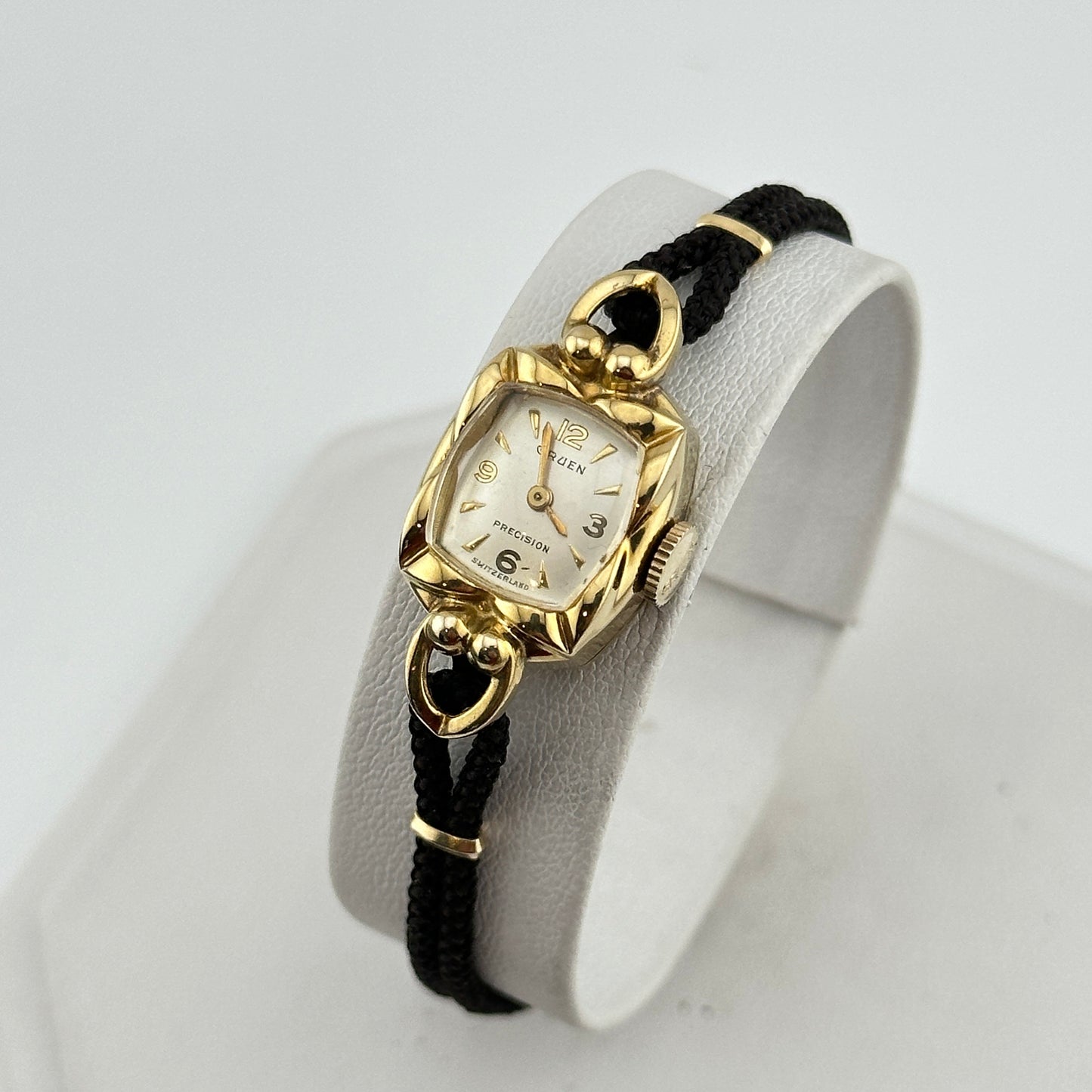 Antique Gruen Precision Swiss Cocktail 10k Gold Ladies Watch with 17 Jewels