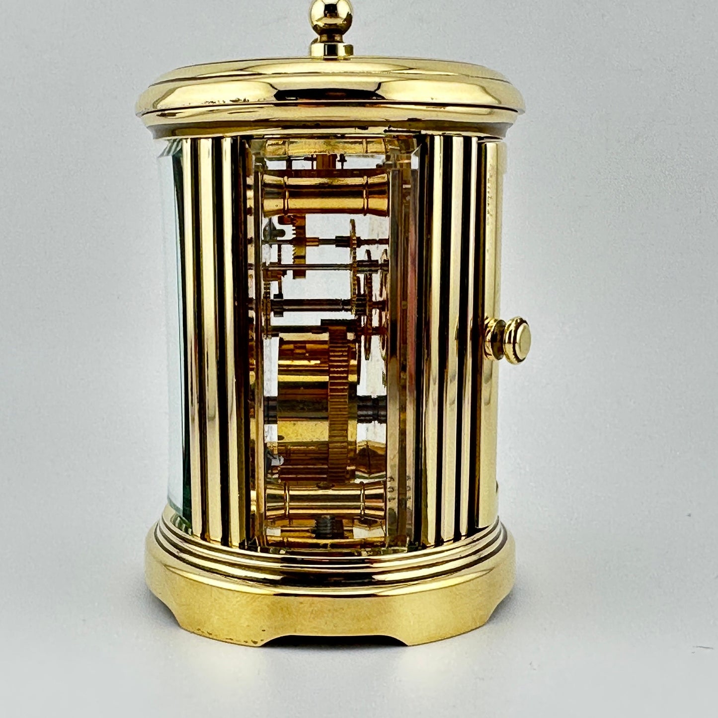 Tiffany & Co. Swiss Made Ovale "Officer's" Carriage Clock by Mathew Norman of London