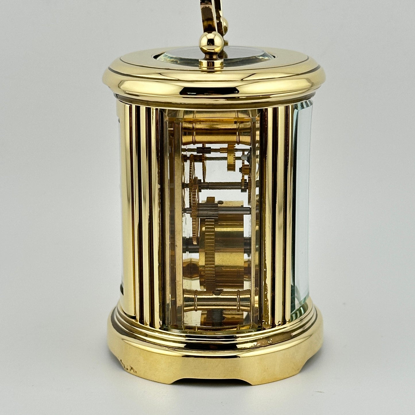 Tiffany & Co. Swiss Made Ovale "Officer's" Carriage Clock by Mathew Norman of London