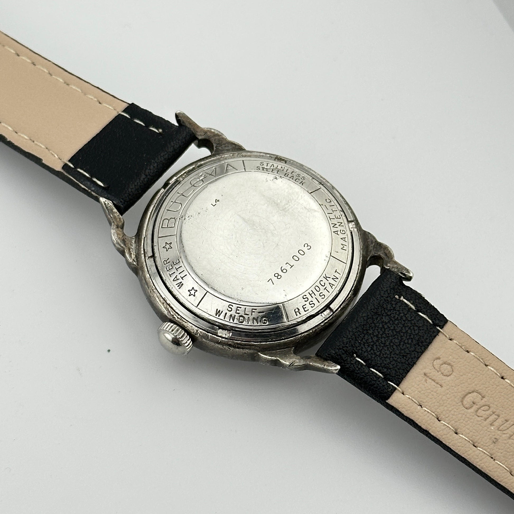 Bulova Sunburst Dial 23 Jewel Automatic 31mm Men’s Wristwatch c.1955