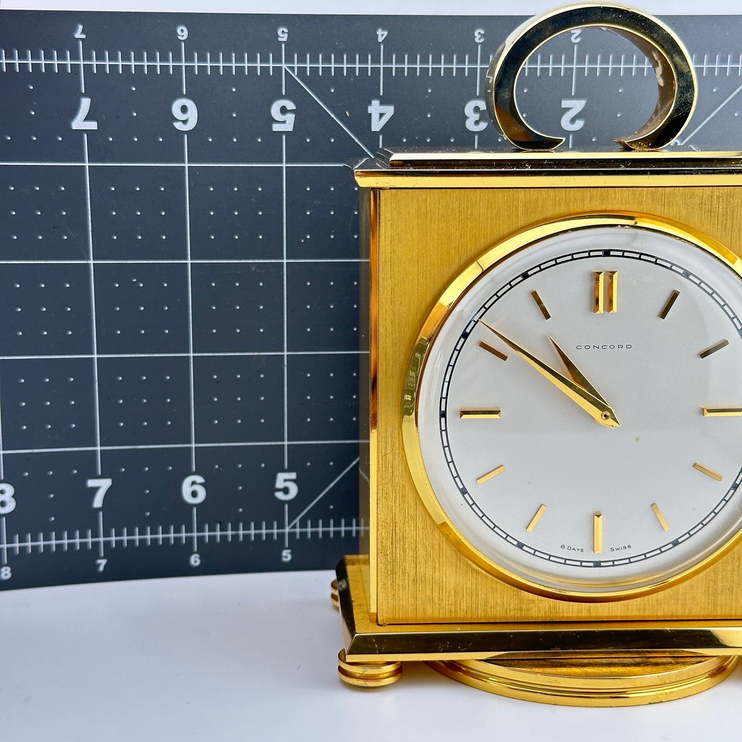 Vintage CONCORD Swiss 8-day Wind up Clock & Barometer