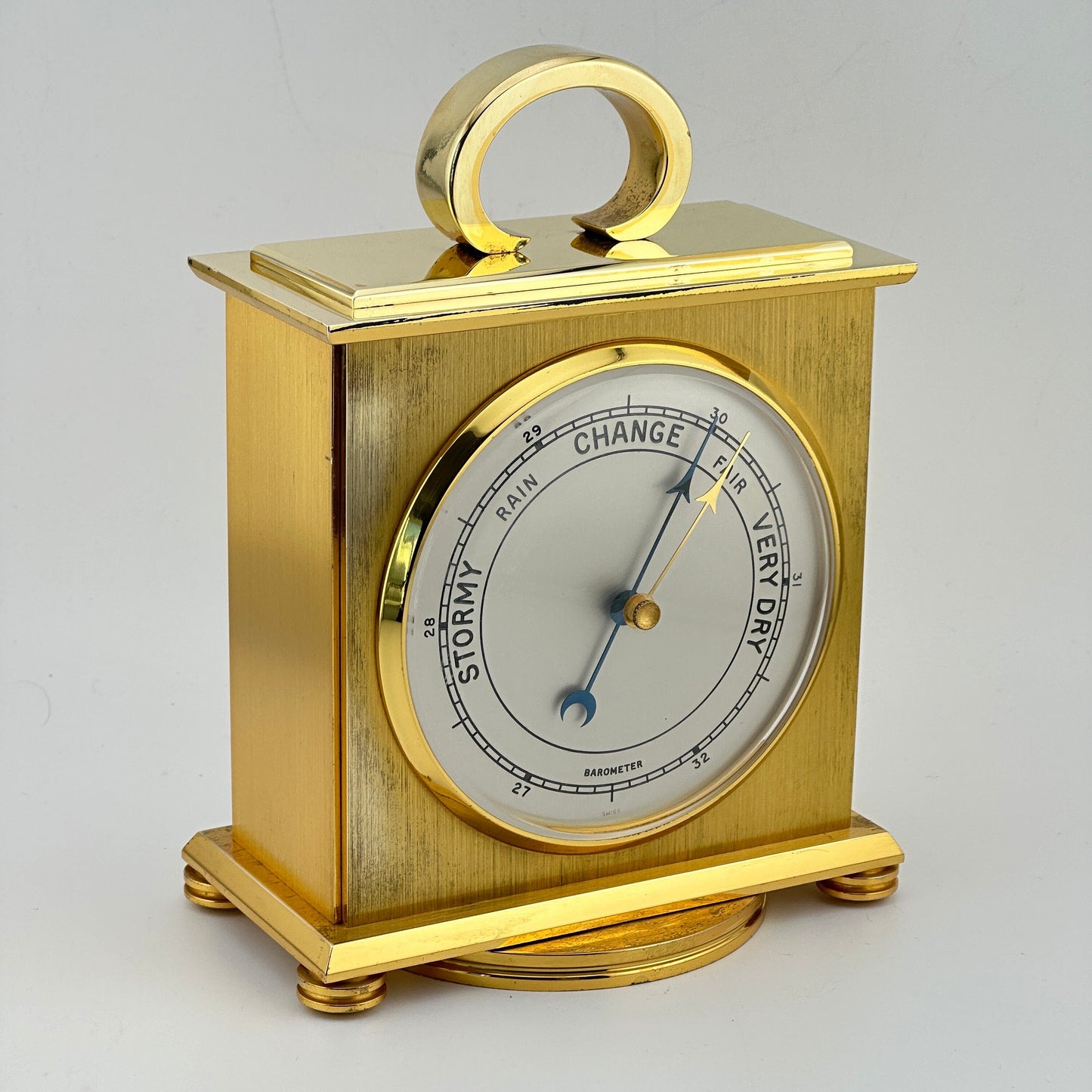 Vintage CONCORD Swiss 8-day Wind up Clock & Barometer