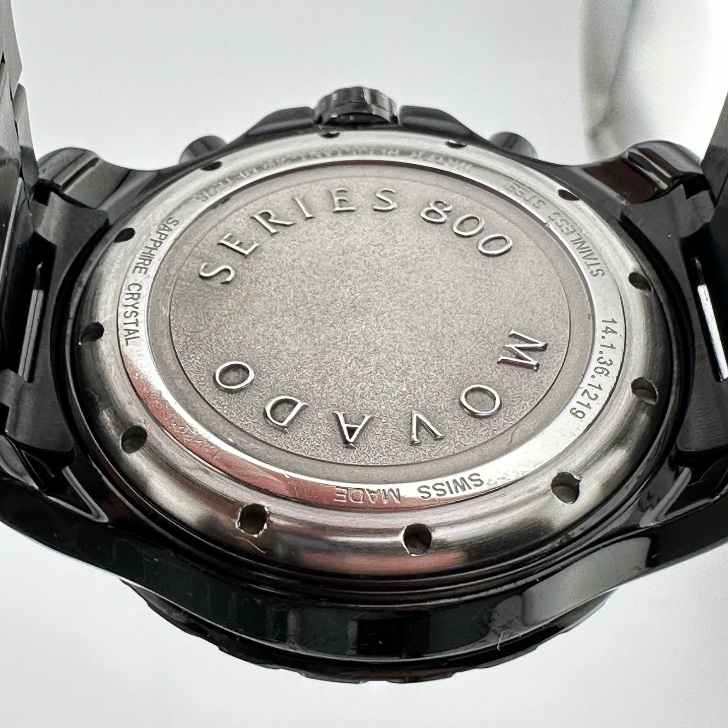 Movado Series 800 Black PVD Stainless Steel 42mm Men’s Chronograph Watch