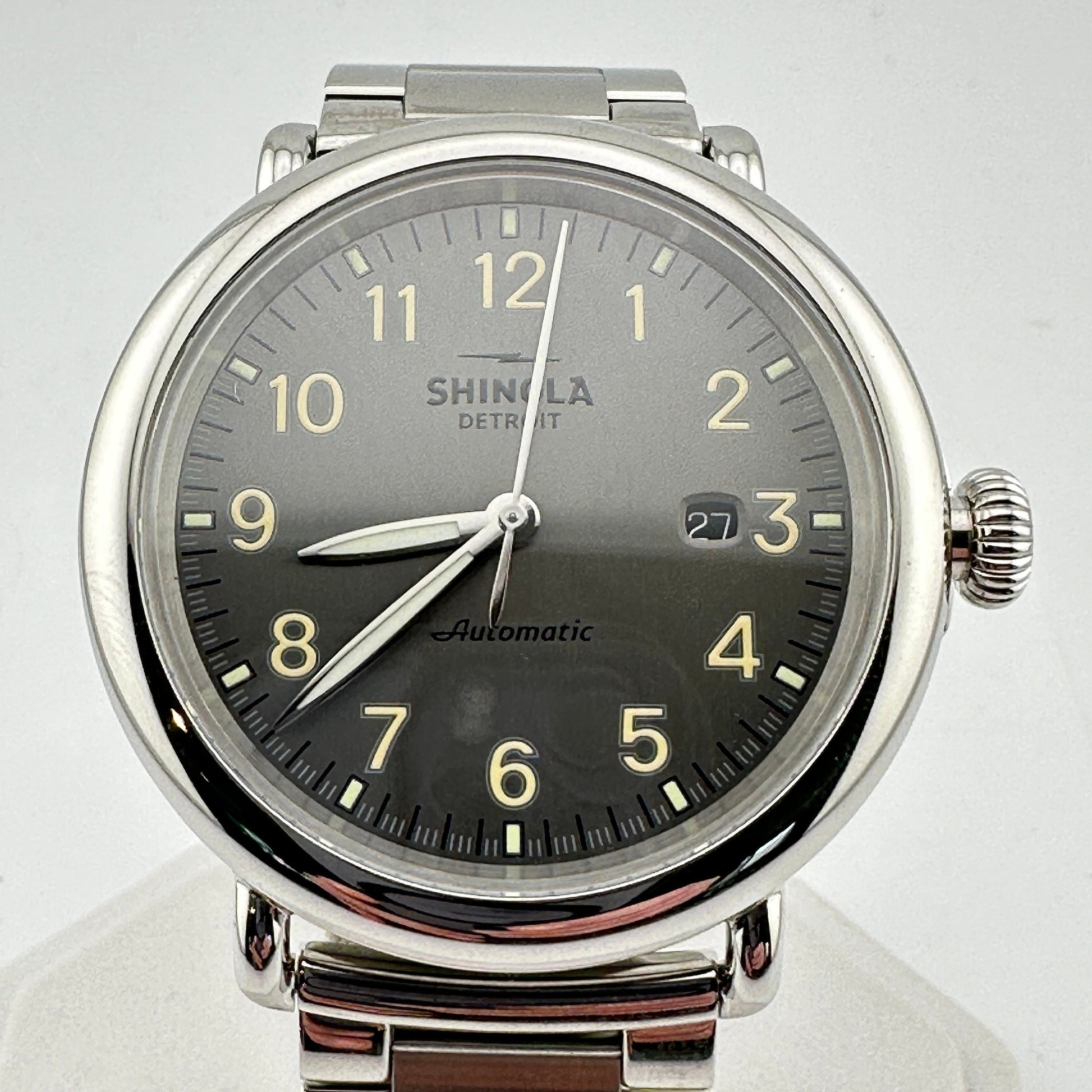 Shinola Runwell Automatic Charcoal Dial 45mm Men's Watch