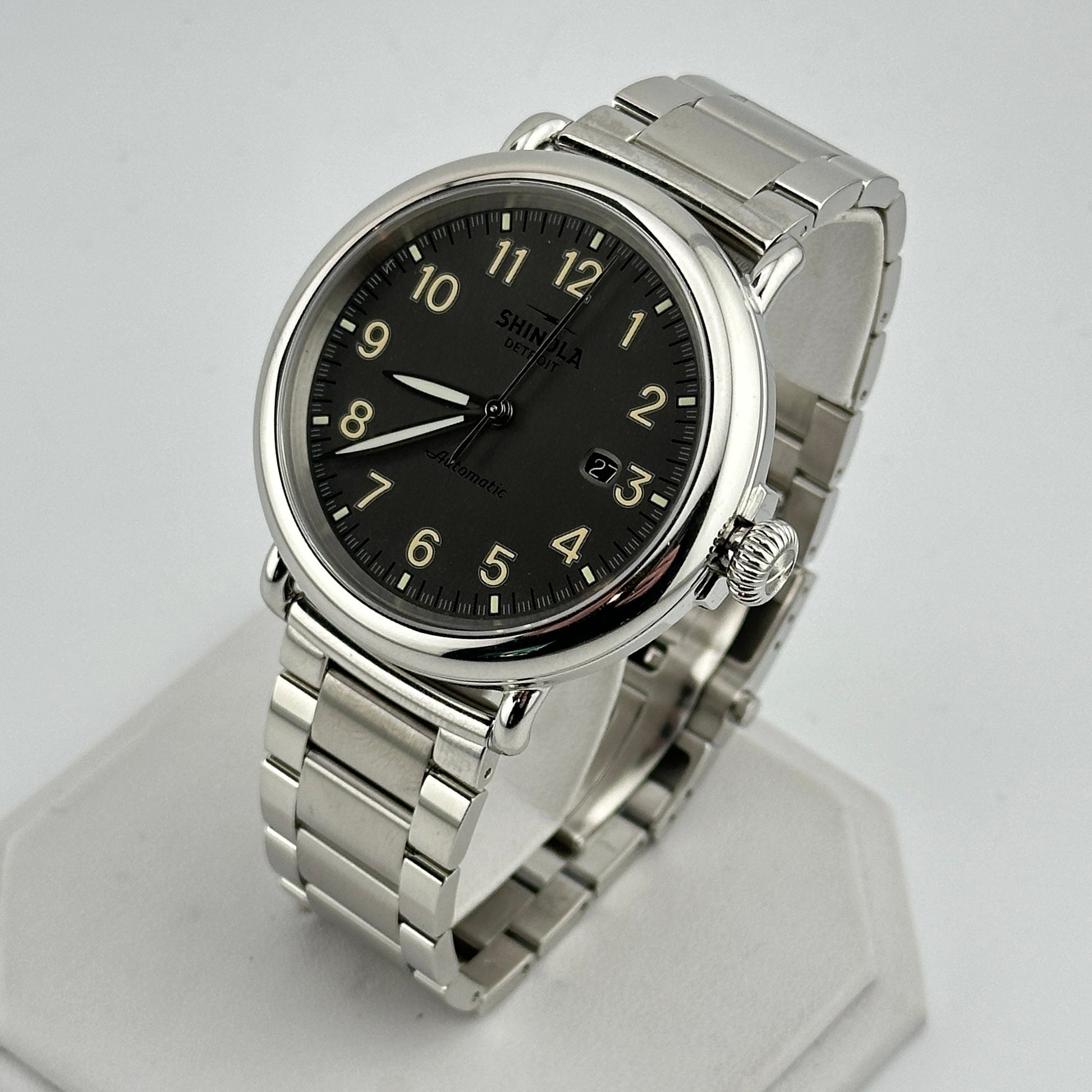 Shinola Runwell Automatic Charcoal Dial 45mm Men's Watch