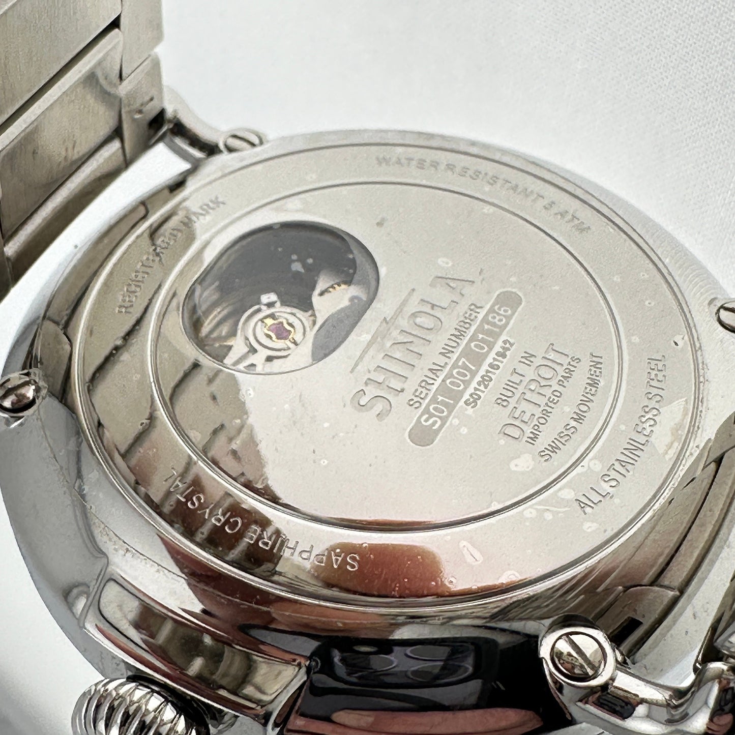 Shinola Runwell Automatic Charcoal Dial 45mm Men's Watch