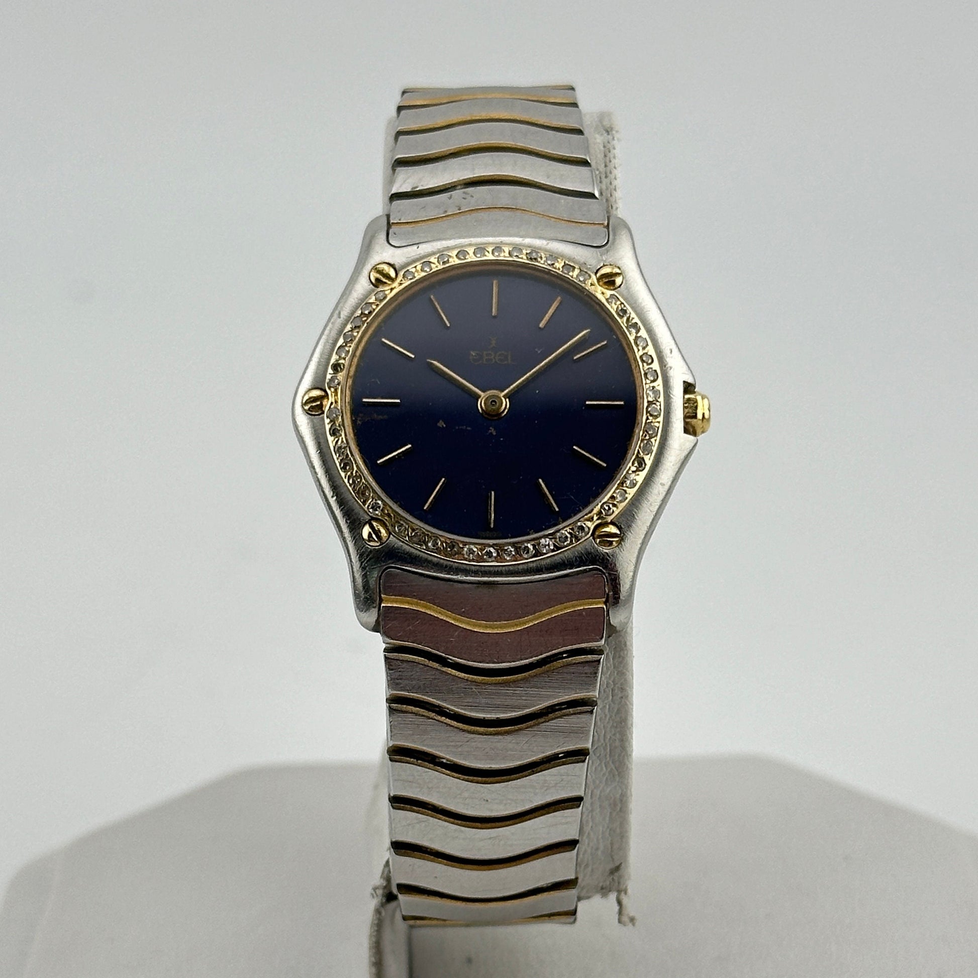Ebel Classic Wave Sport 18k Gold and Diamond 27mm Ladies Watch