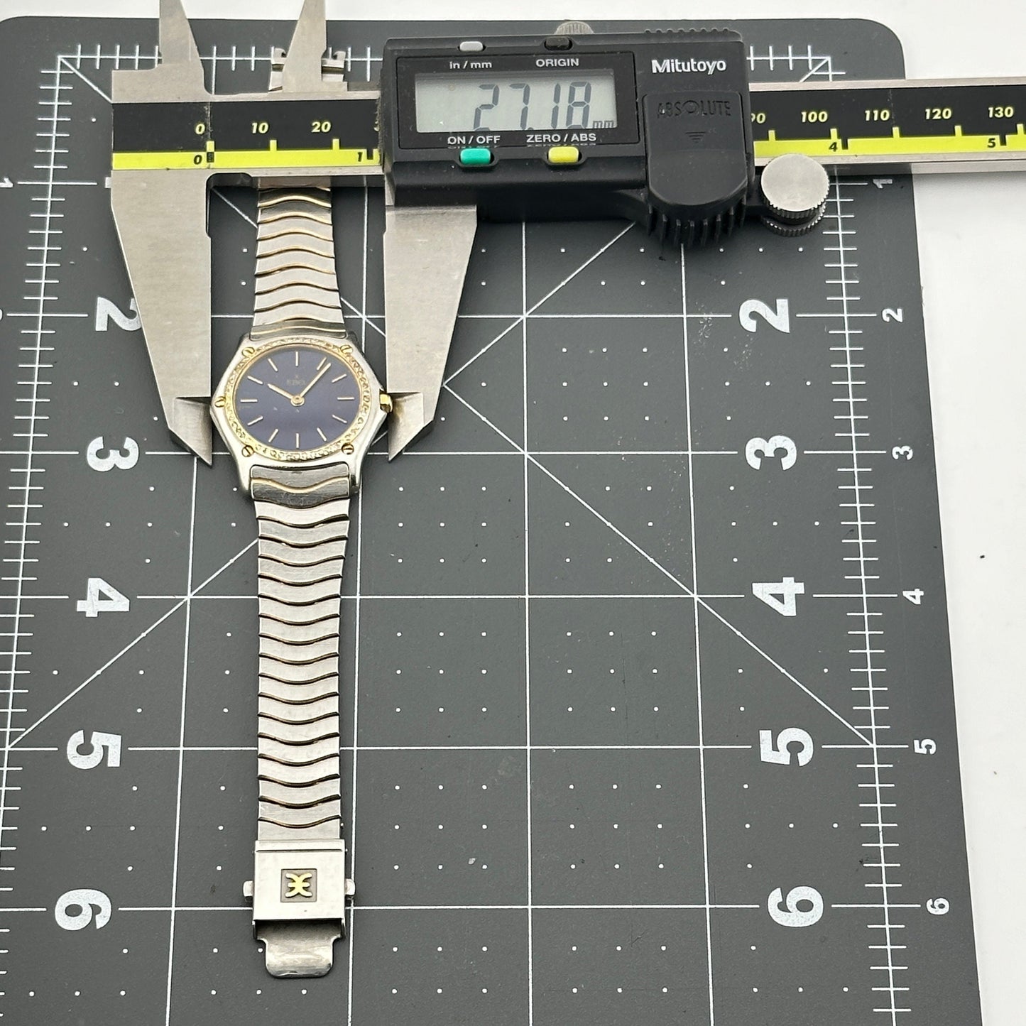 Ebel Classic Wave Sport 18k Gold and Diamond 27mm Ladies Watch