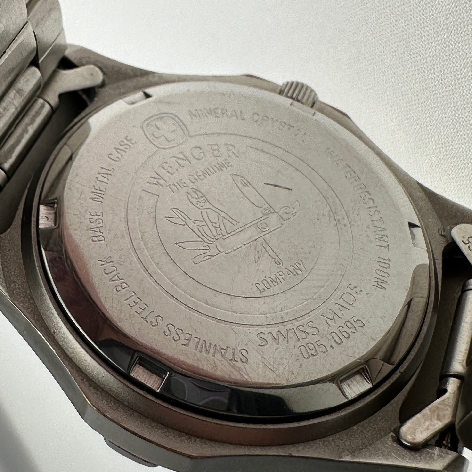 Wenger SAK Design Black Dial Swiss Military Watch