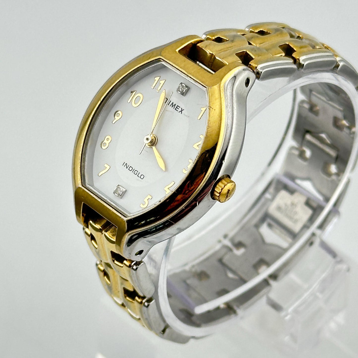 Timex Indiglo Ladies Gold Tone 25mm Wristwatch