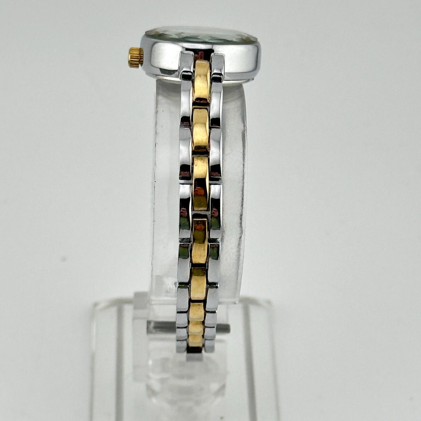 Armitron Diamond Silver and Gold 21mm Ladies Watch