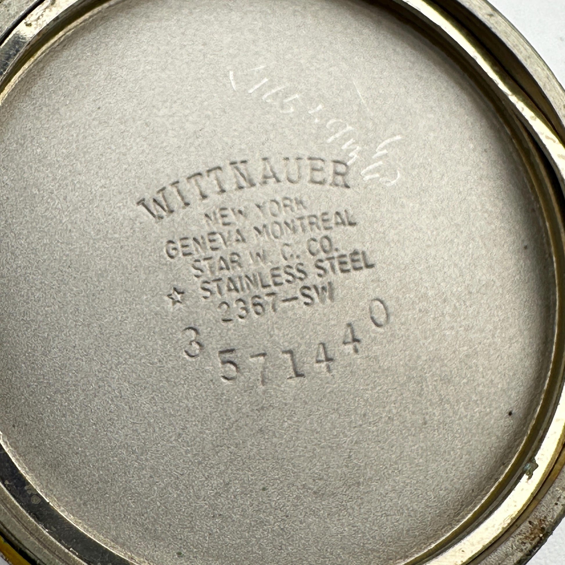 Wittnauer Stainless Steel Swiss 33mm Mens Watch - 17 Jewel Movement