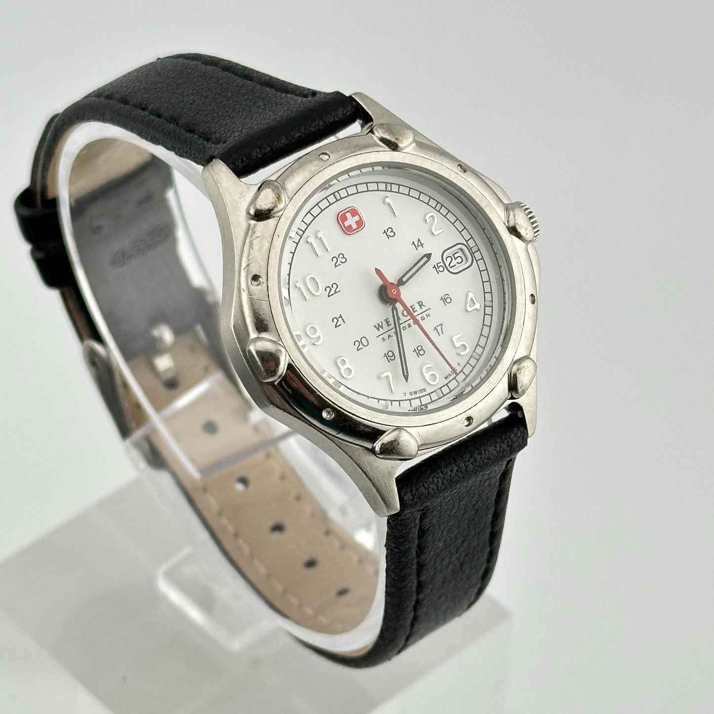 Wenger SAK Design White Dial Swiss Military 31mm Ladies Watch