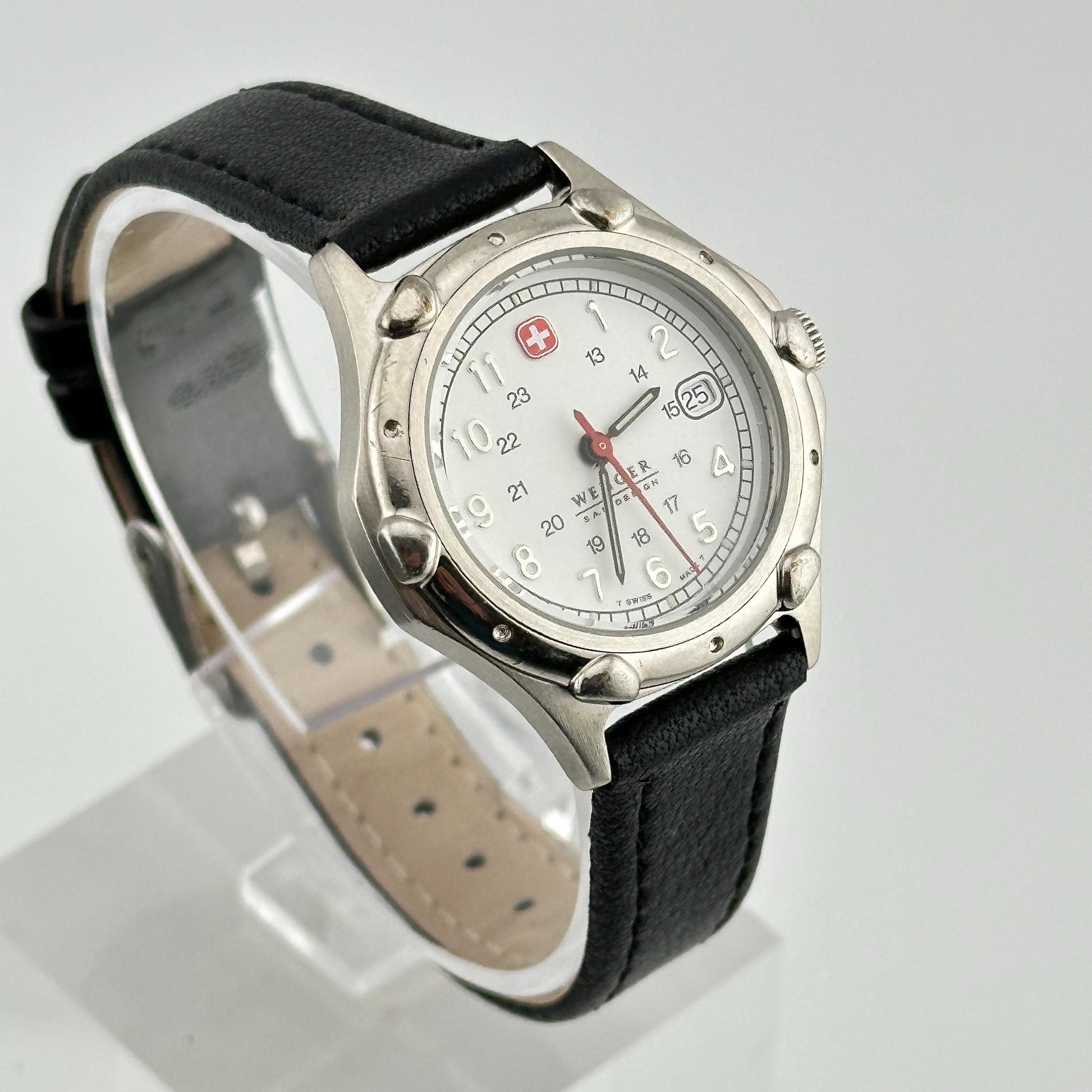 Wenger SAK Design White Dial Swiss Military 31mm Ladies Watch