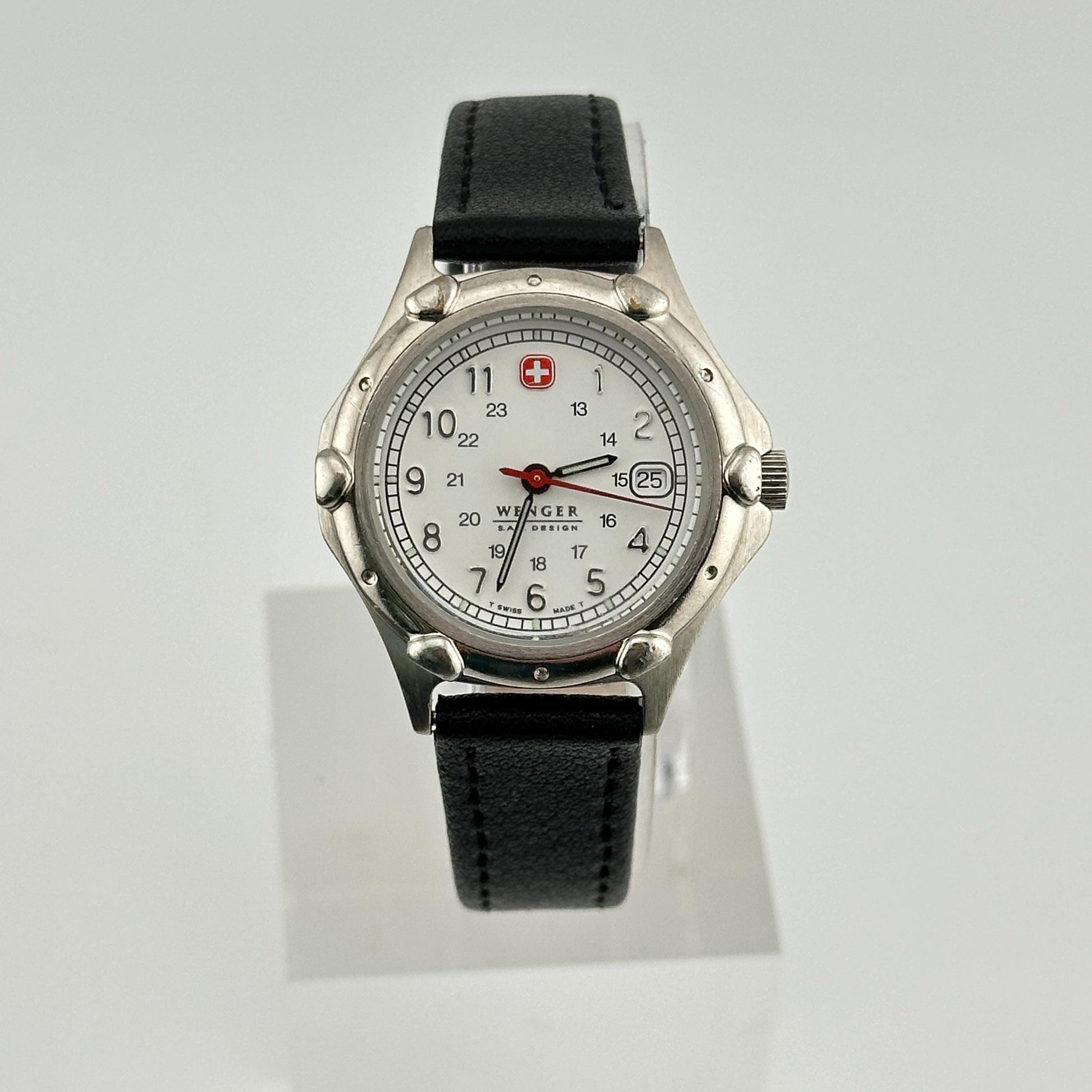 Wenger SAK Design White Dial Swiss Military 31mm Ladies Watch