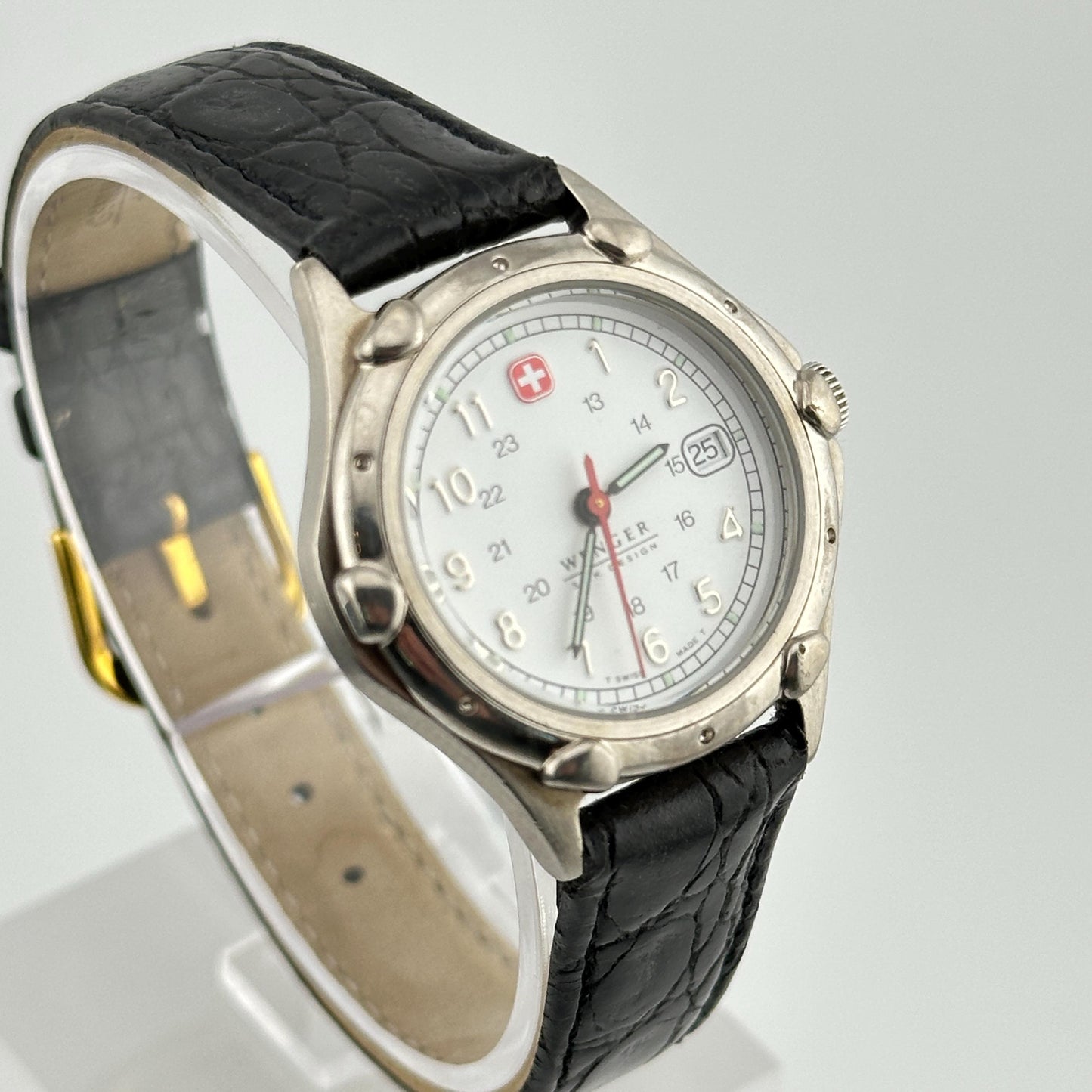 Wenger SAK Design White Dial Swiss Military 31mm Ladies Watch