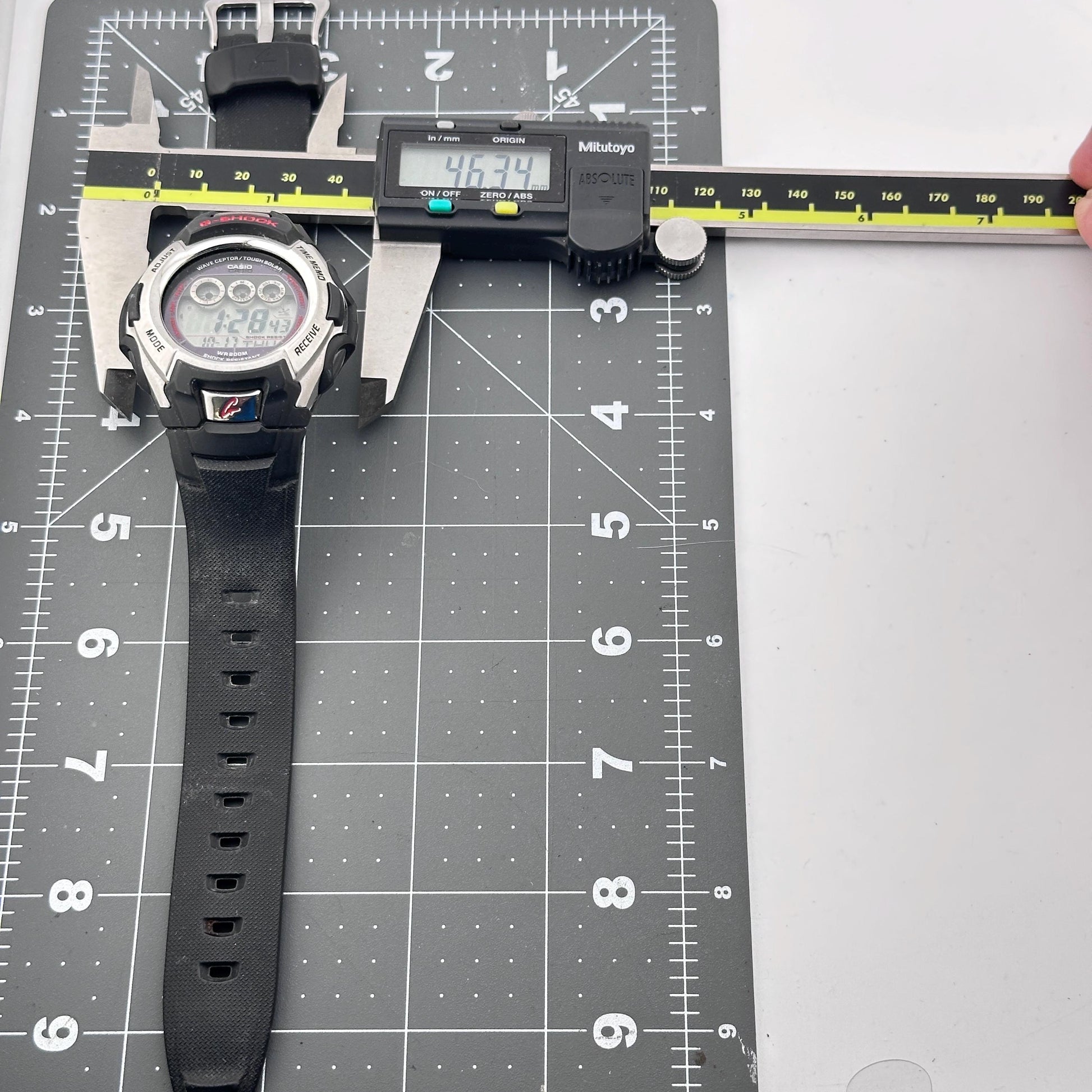 Casio G Shock Waveceptor Tough Solar Digital 200M Black Mens Watch