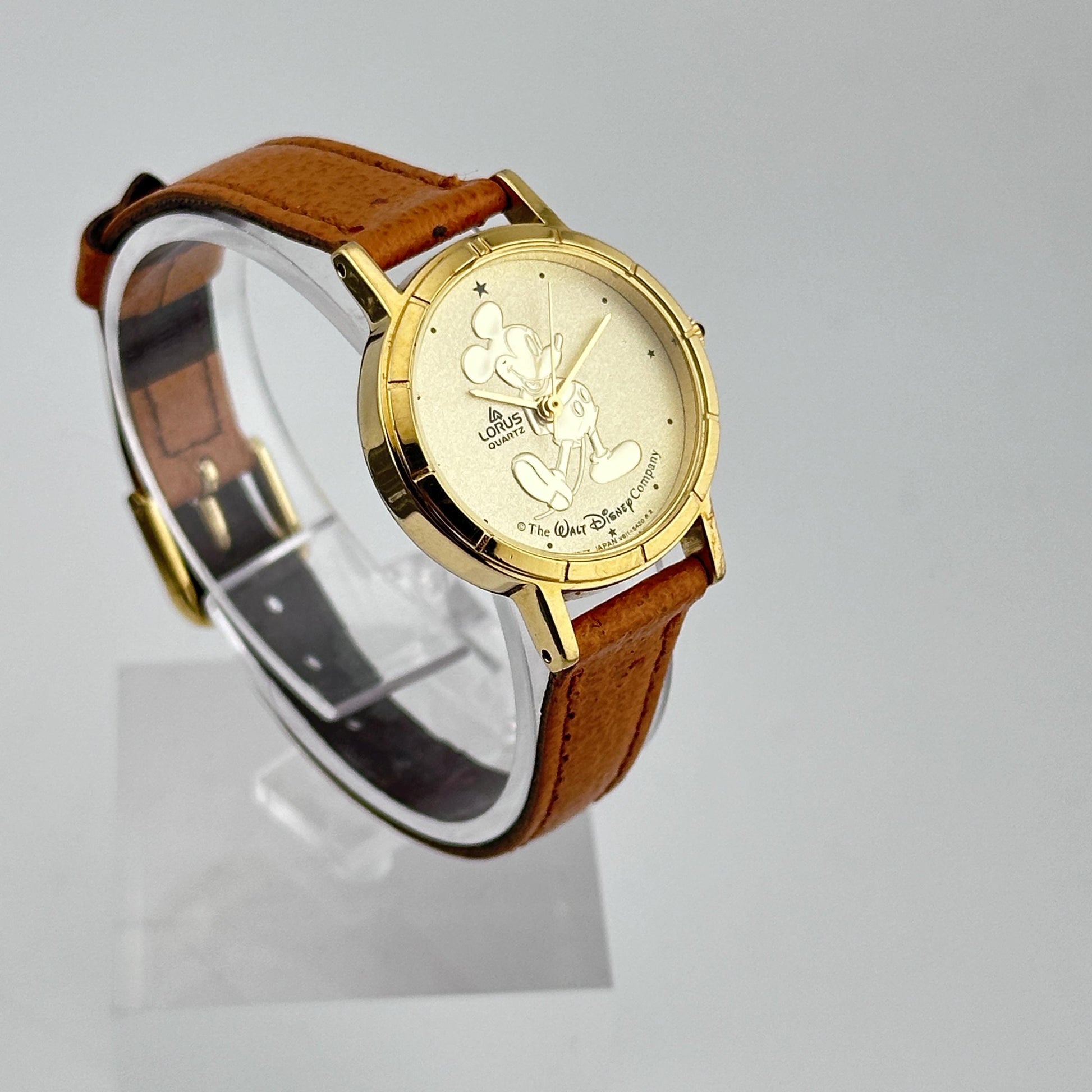 Lorus Gold Mickey Mouse 26mm Ladies Watch