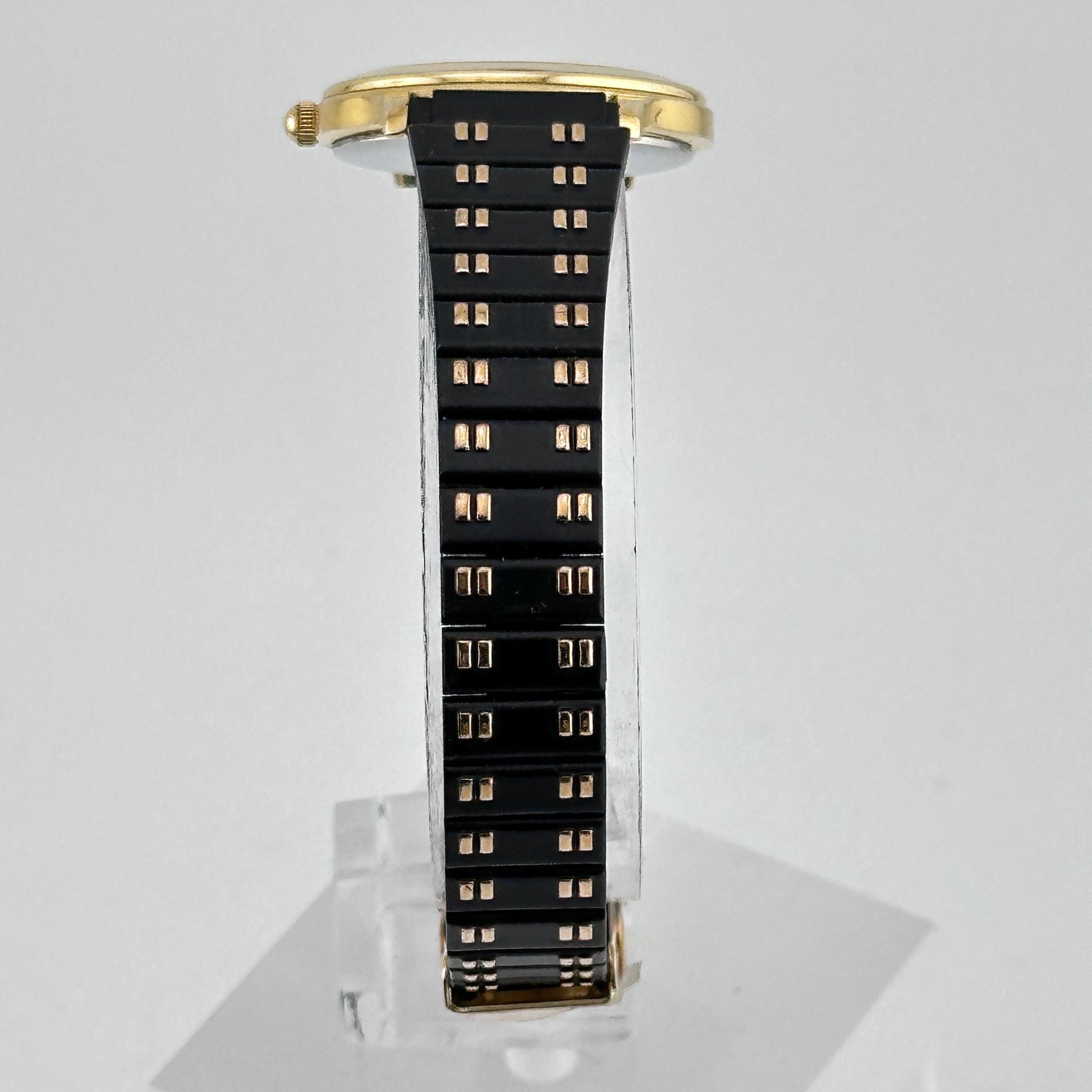 Movado Black and Gold Museum Dial Ladies 26mm Watch