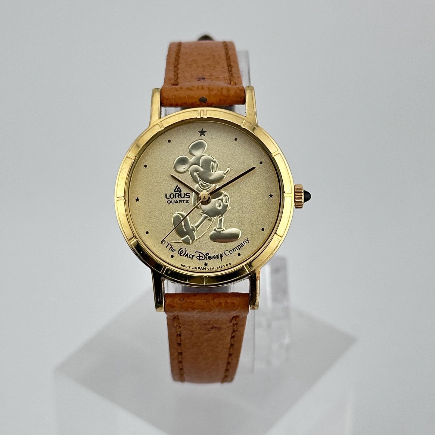 Lorus Gold Mickey Mouse 26mm Ladies Watch