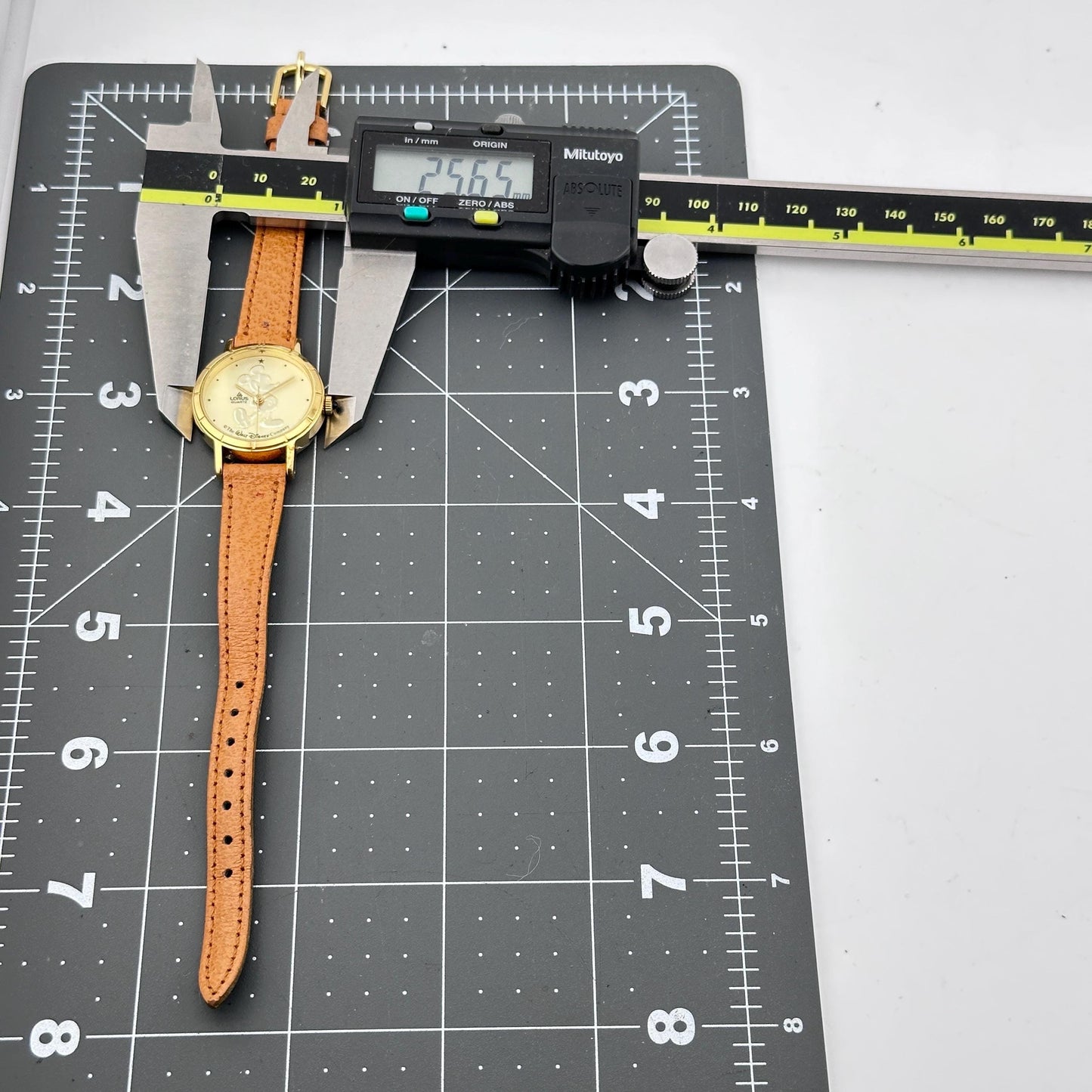 Lorus Gold Mickey Mouse 26mm Ladies Watch