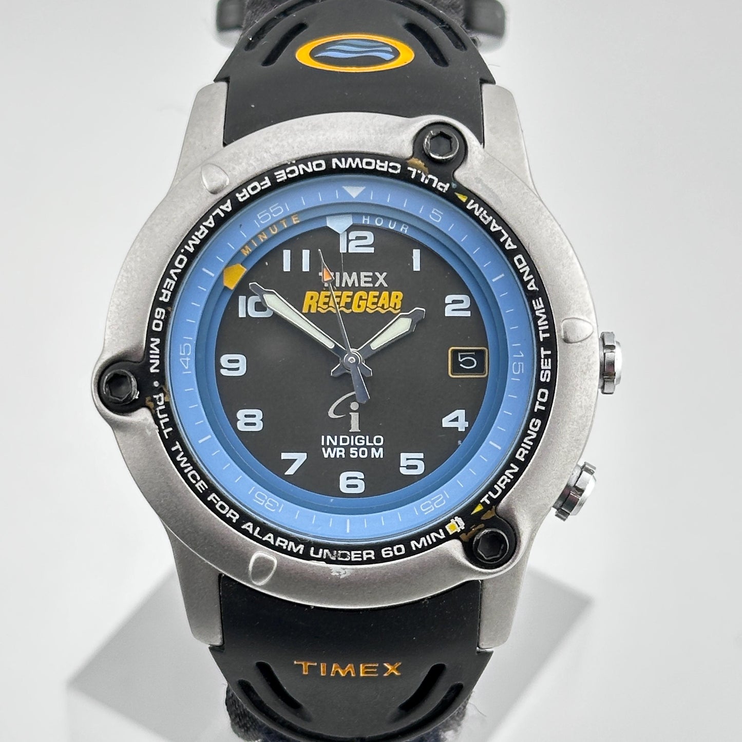 Timex ReefGear 39mm Mens Easy Set Alarm Wristwatch