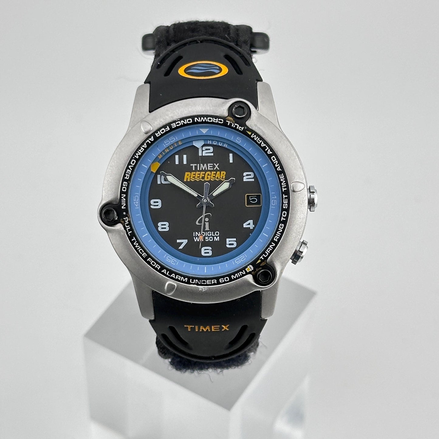 Timex ReefGear 39mm Mens Easy Set Alarm Wristwatch