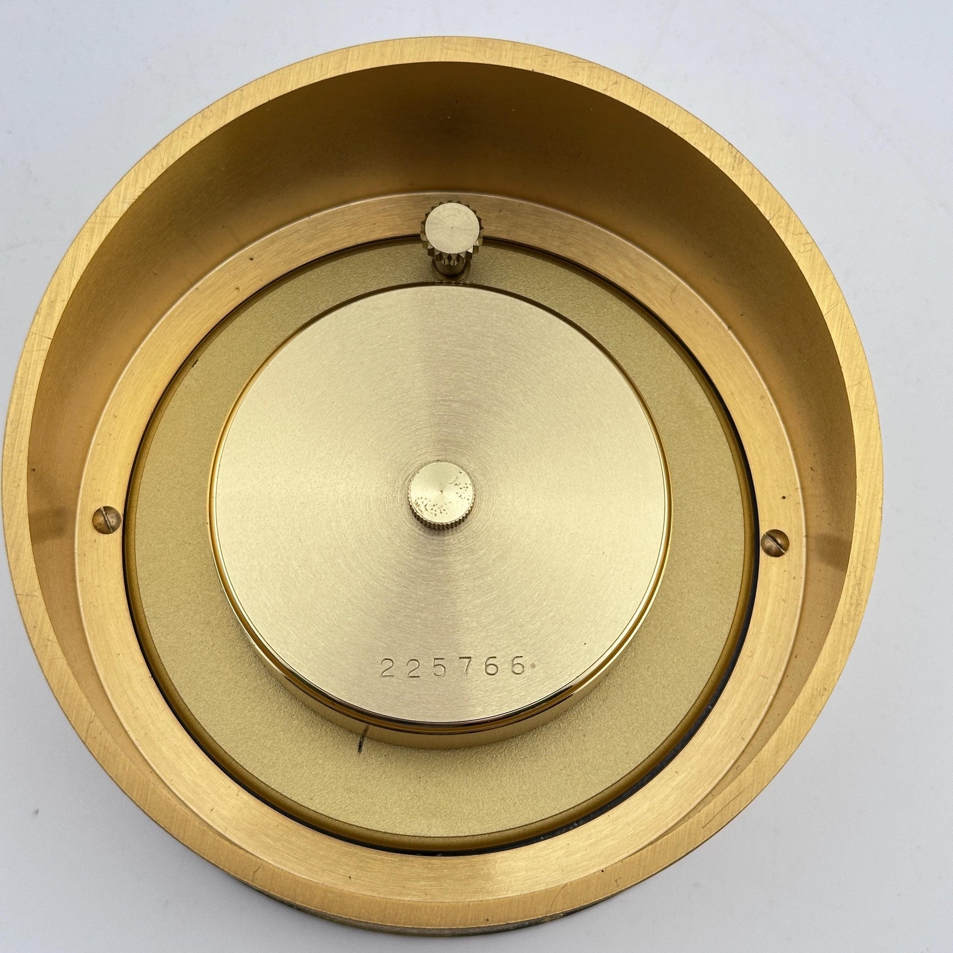 Tiffany & Co Swiss Made Atlas Desk Clock with Date